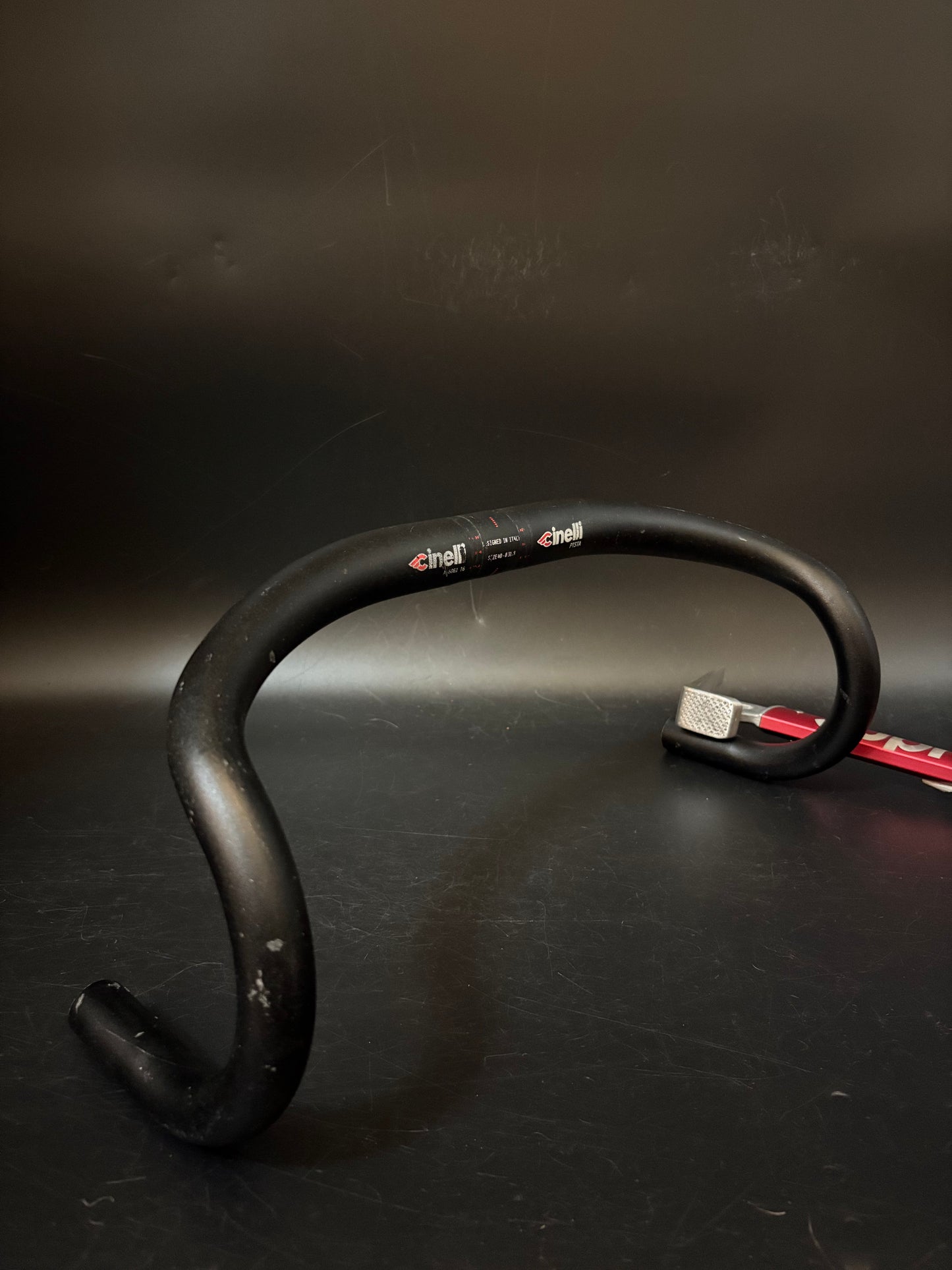 Cinelli Pista Drop Handlebar Black 42cm 31.8