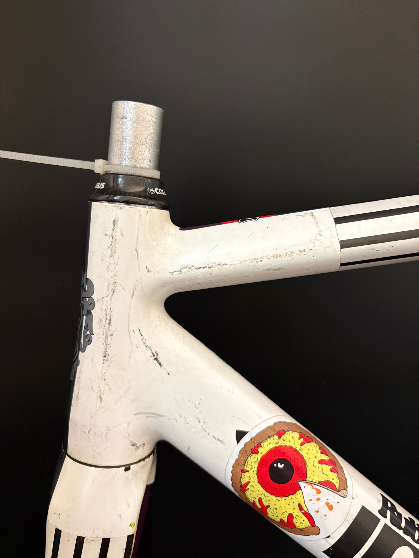 Chas’ Cinelli Mash Parallax Frameset White Prototype 55cm