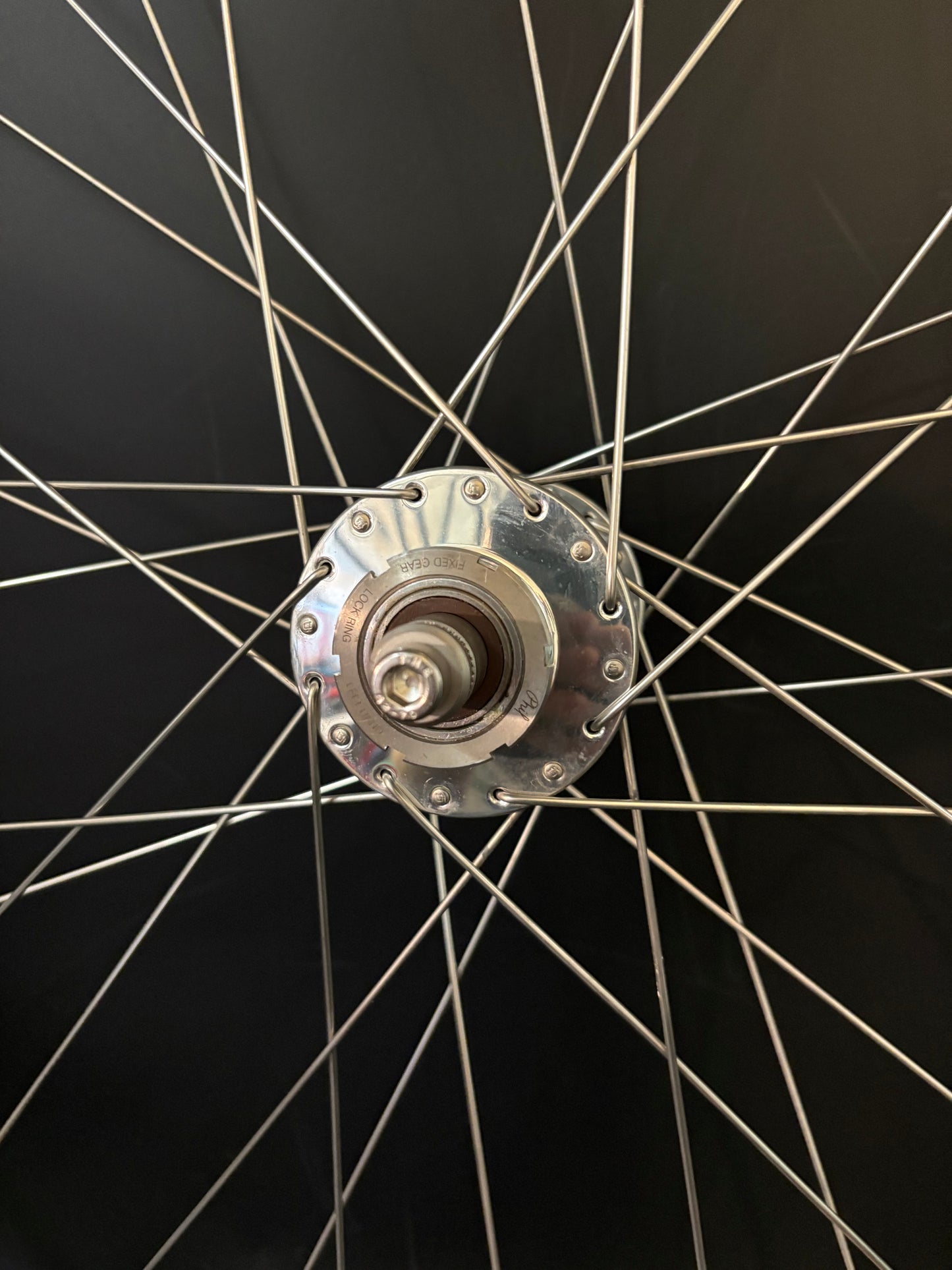 H Plus Son Archetype / Phil Wood HF Wheelset Silver 32h