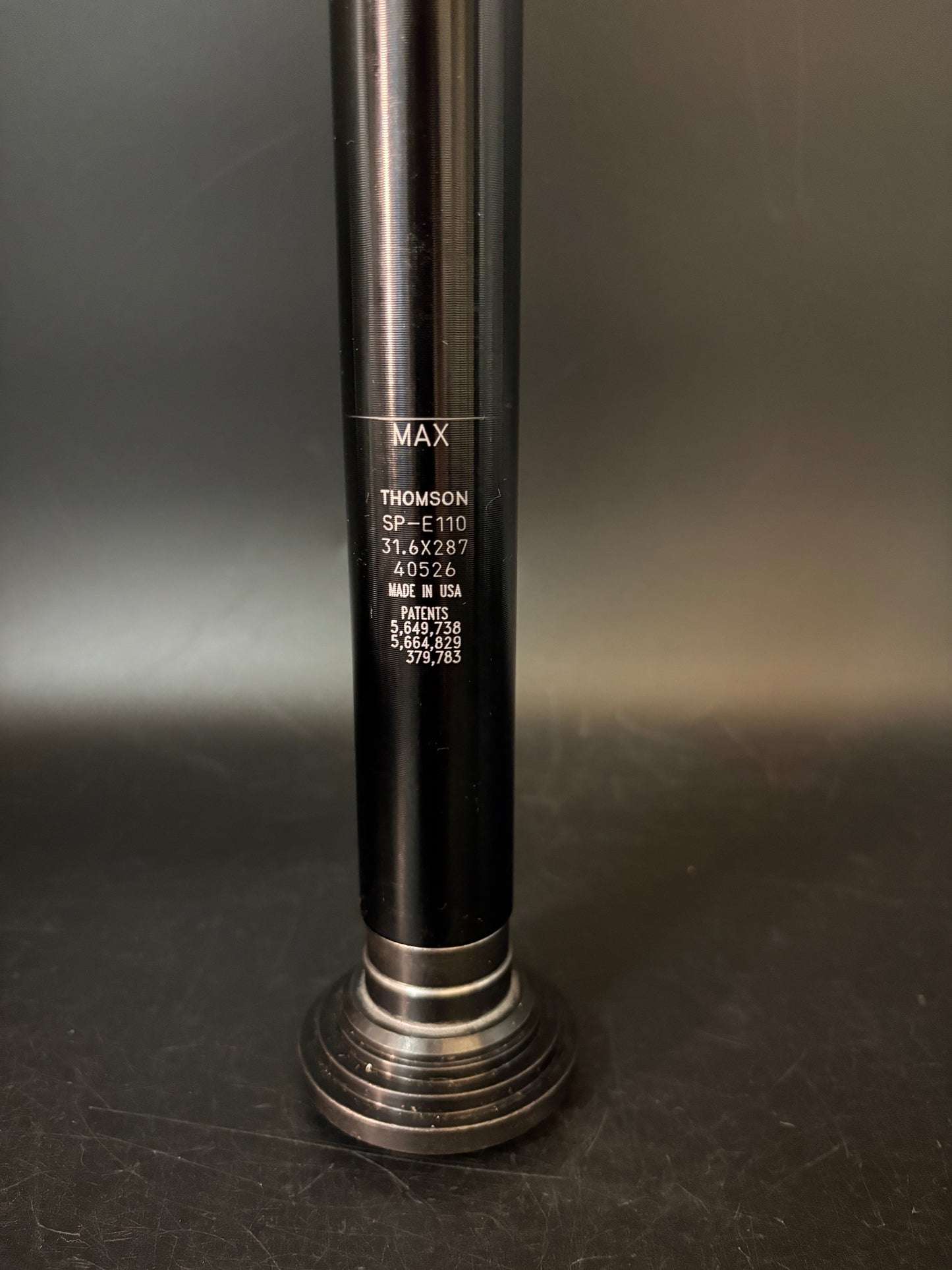 Thomson Elite Seatpost Black 31.6 287mm