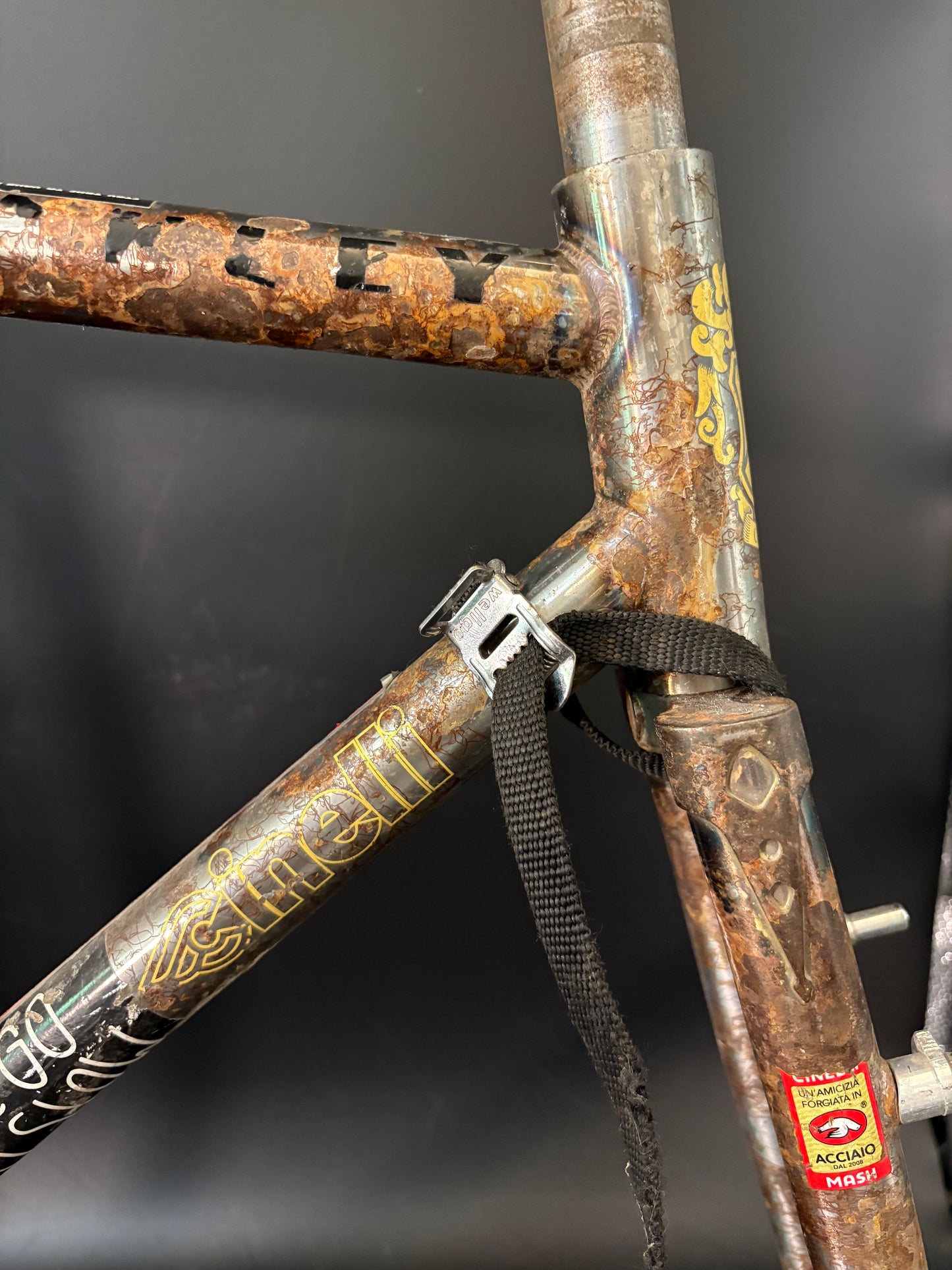 Chas’ Cinelli Mash Work Frameset Raw Prototype #2 55cm