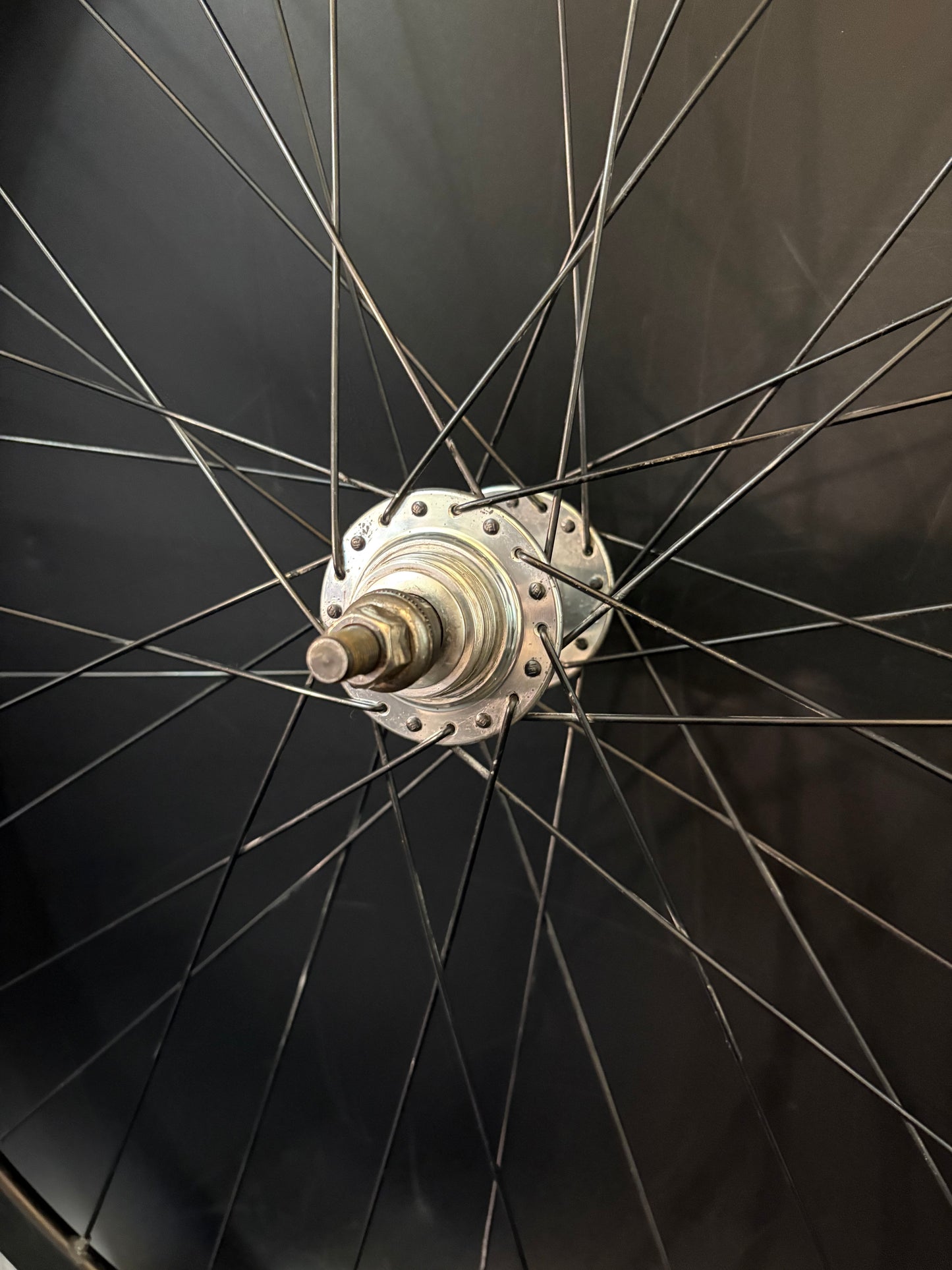 Deep V Machined Black / Surly Wheelset 36h