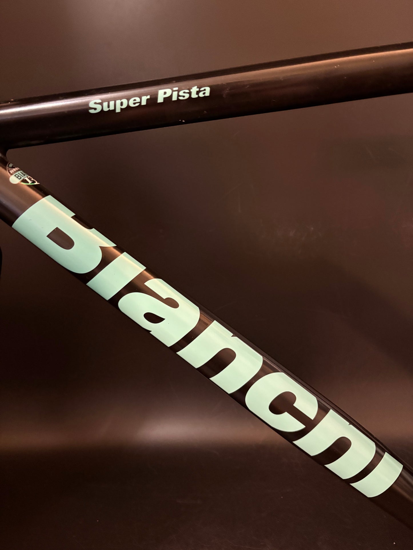Bianchi Super Pista Frameset Black/Celeste 53cm