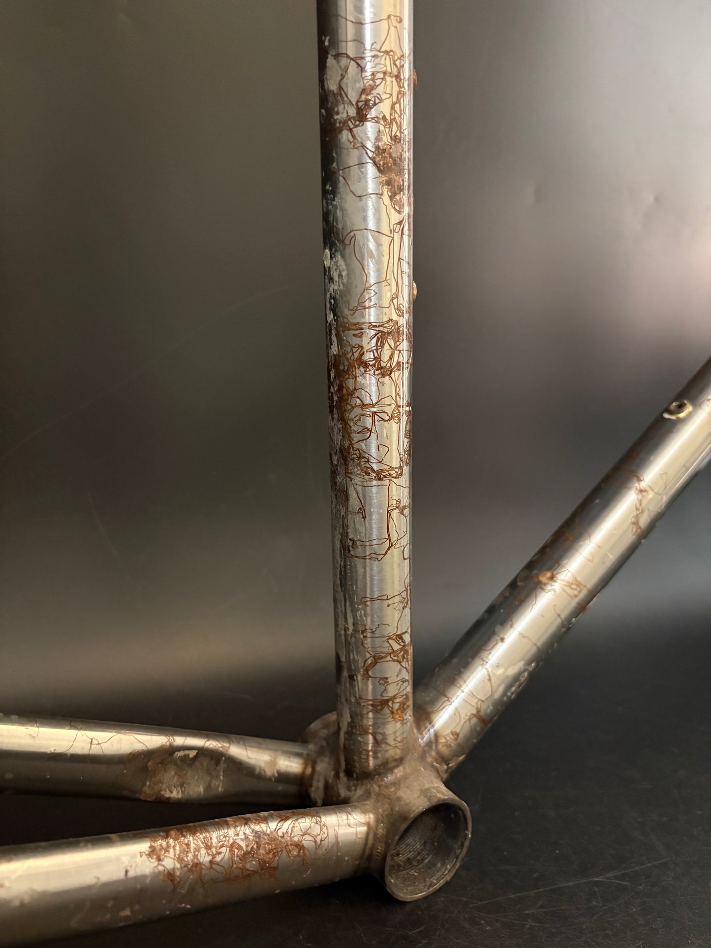 Chas’ Cinelli Mash Work Frameset Raw Prototype #1 55cm