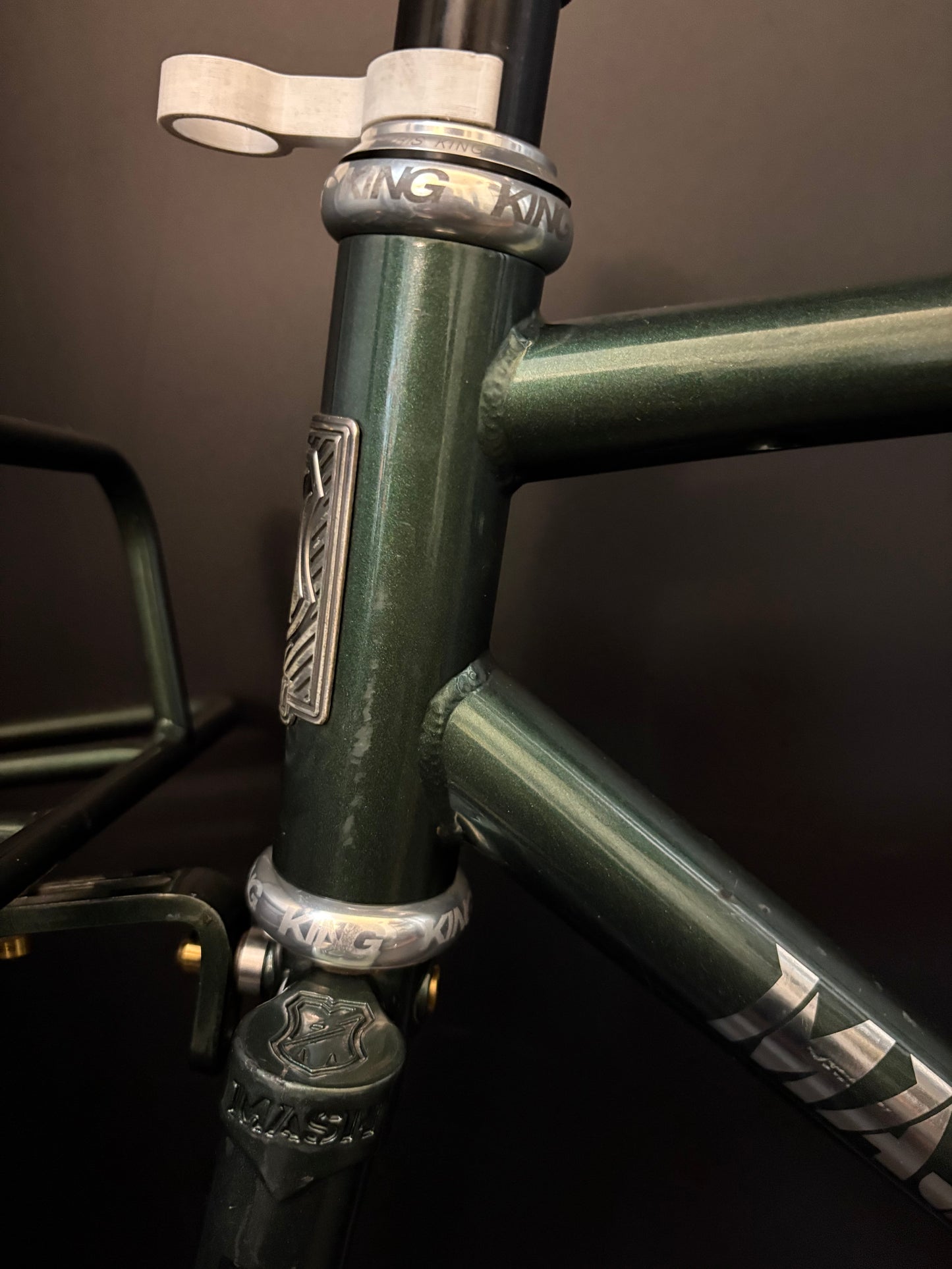 Mash Steel Frameset Green 55cm w/ Mash Rack + Camo ILE x Mash Rack Bag