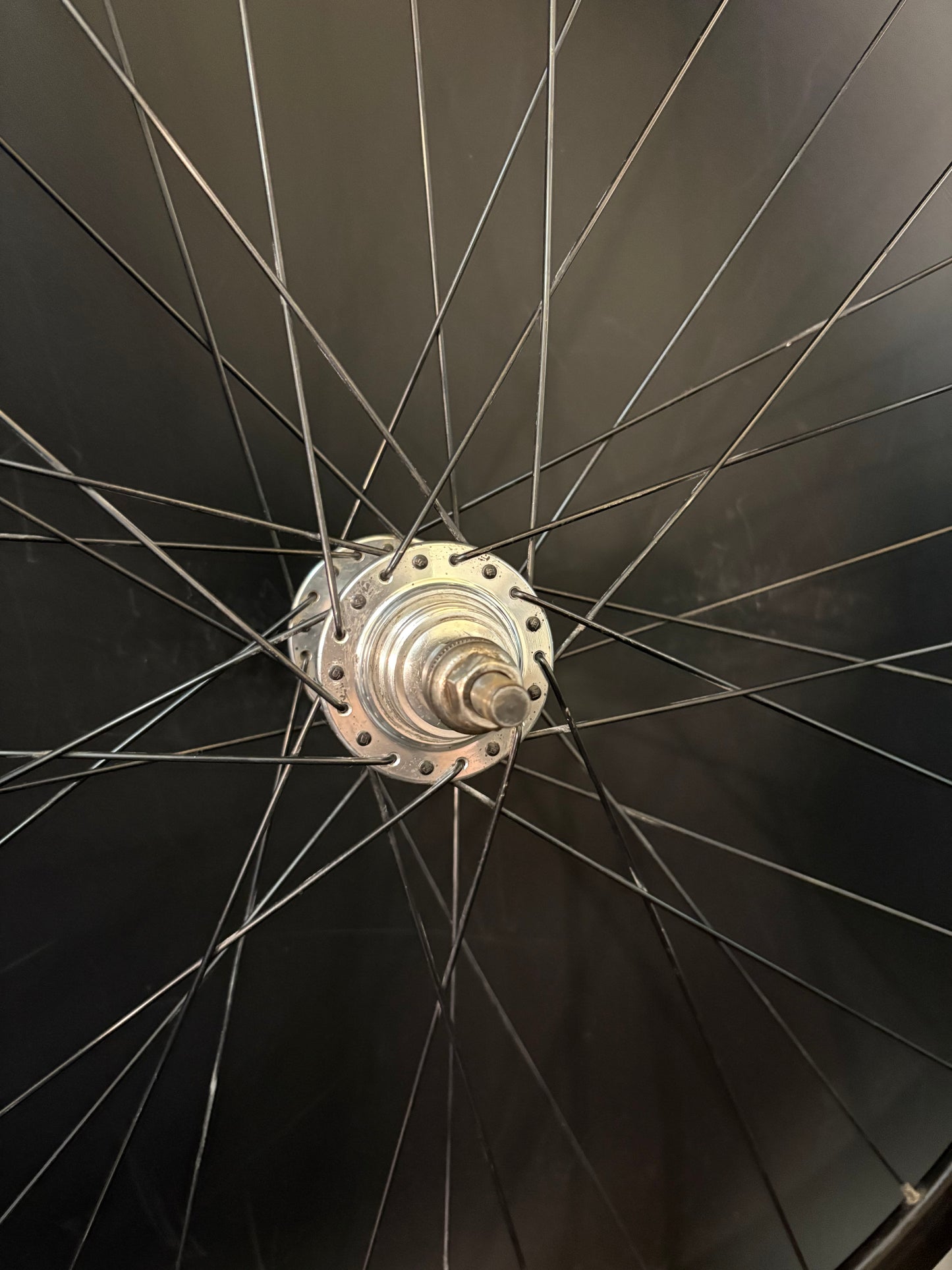 Deep V Machined Black / Surly Wheelset 36h
