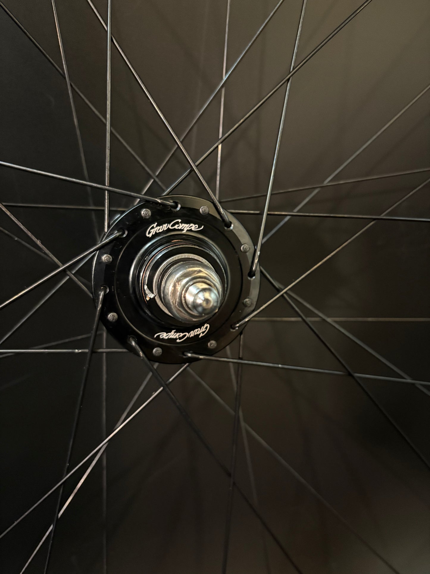 Unbranded Tubular Rims Black / Gran Compe HF Wheelset 32h