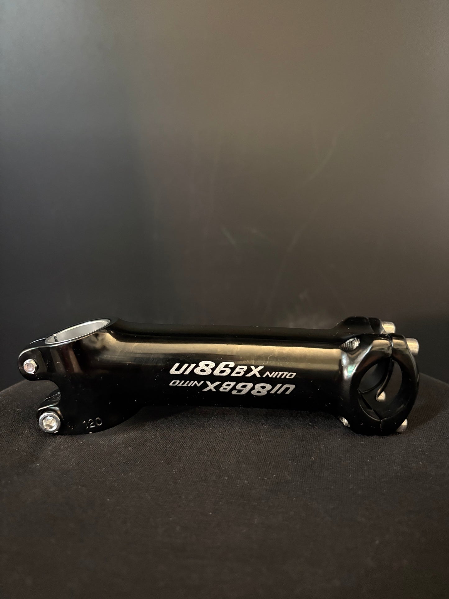 Nitto UI-86BX Stem Black 120mm 26.0 17deg w/ Shim