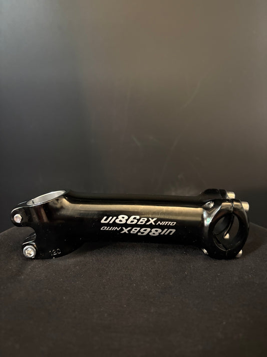 Nitto UI-86BX Stem Black 120mm 26.0 17deg w/ Shim