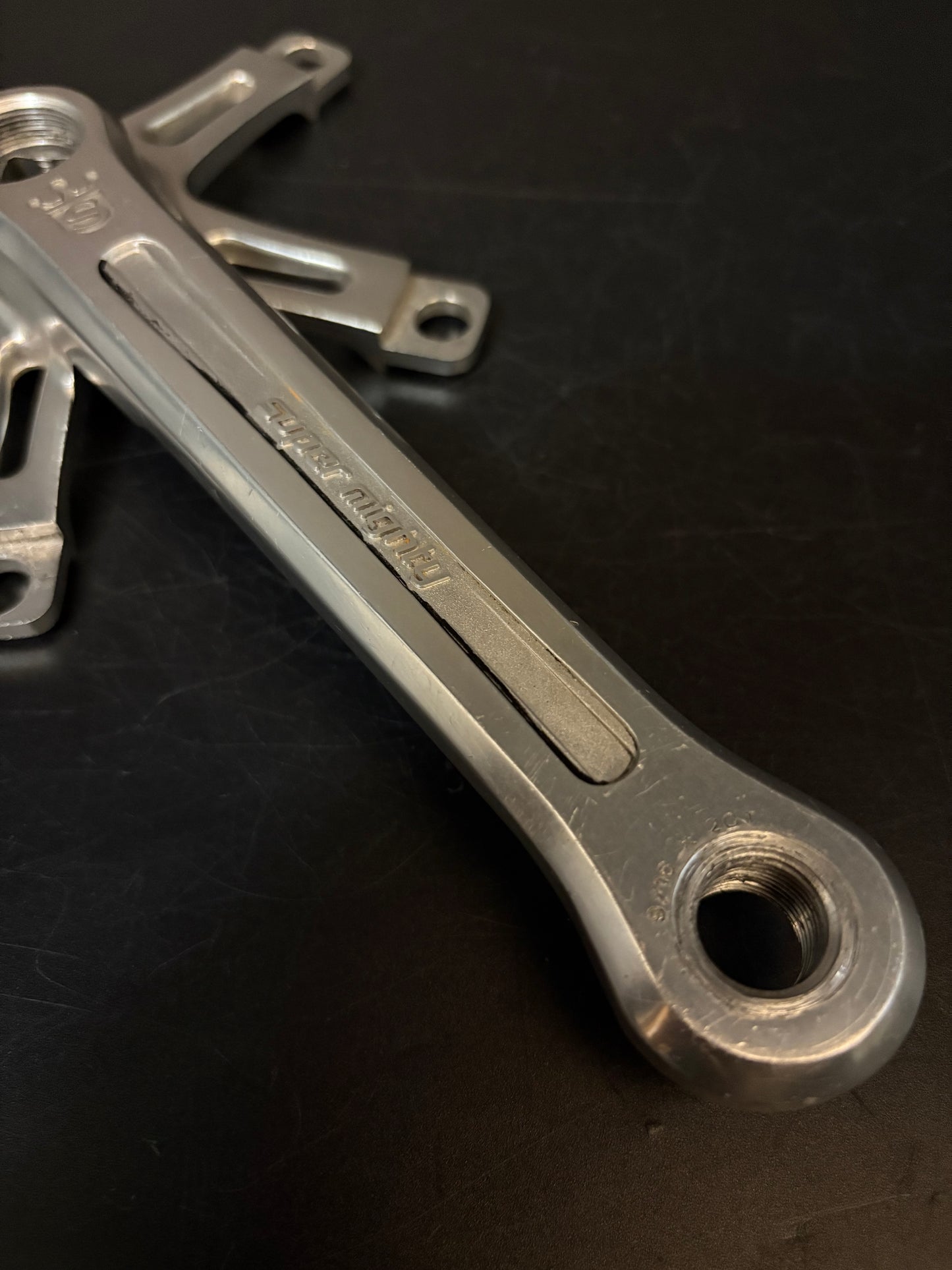 Sugino Super Mighty Cranks Silver 165mm