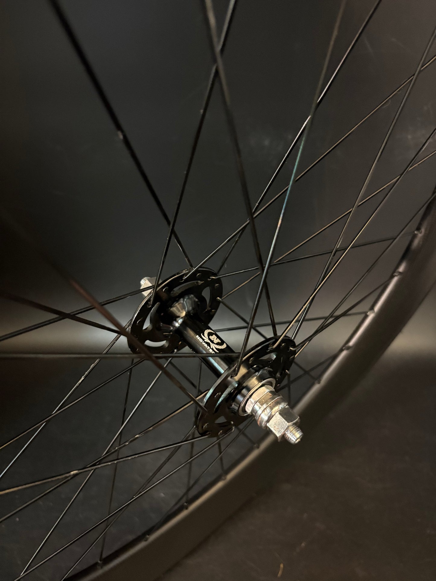 Unbranded 90mm Carbon Clincher / Novatec Wheelset 32h