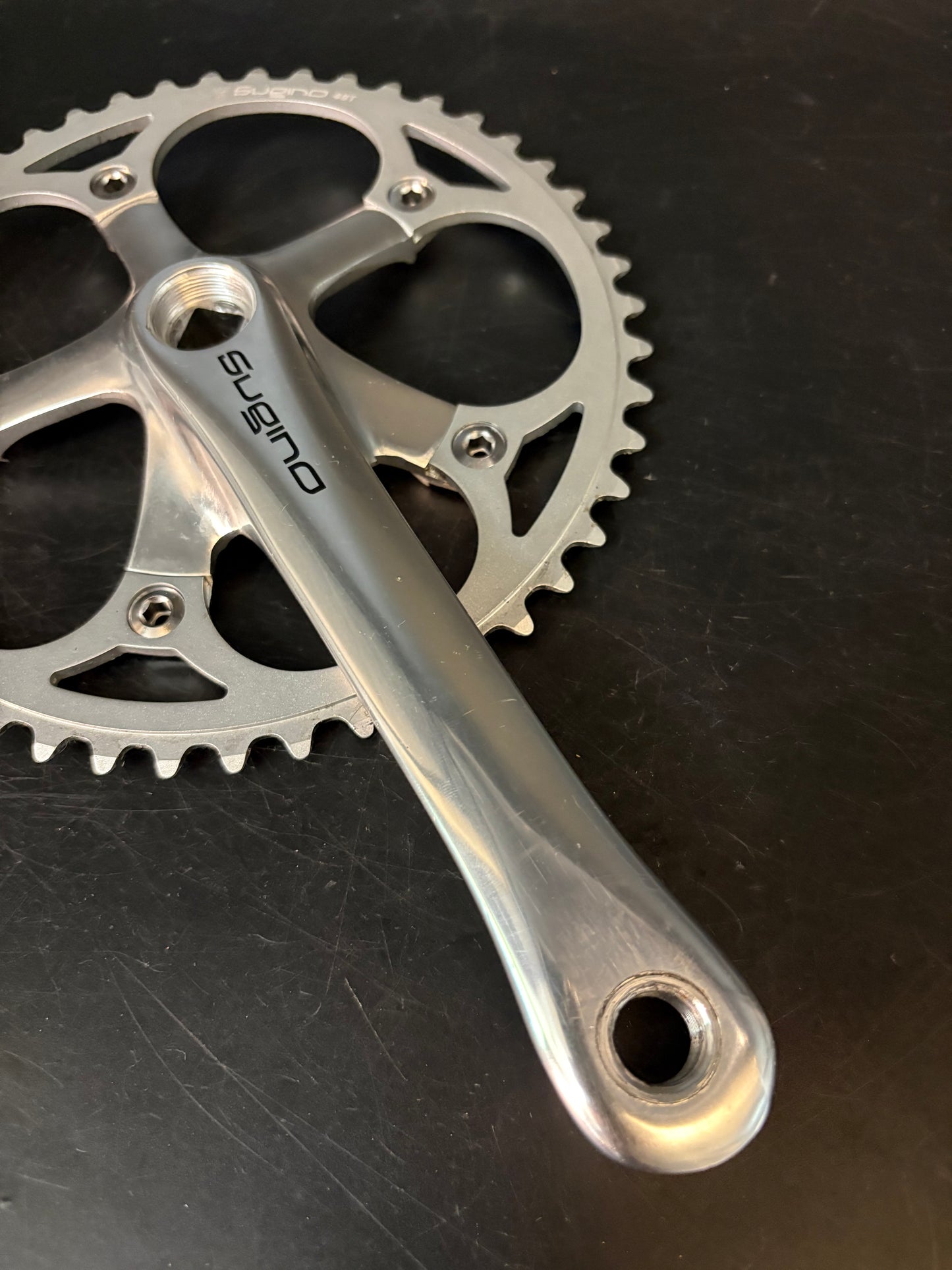 Sugino Messenger Crankset Silver 170mm 48t 130bcd