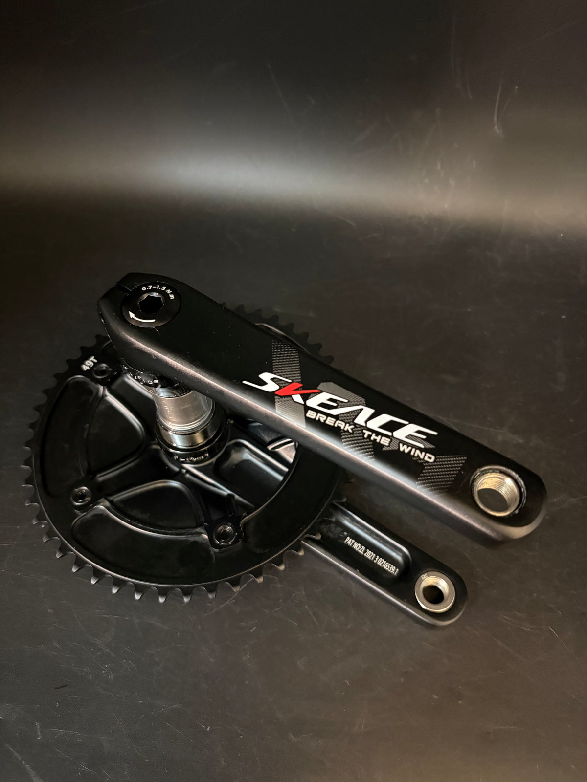 Skeace Break the Wind Crankset Black 165mm 49t