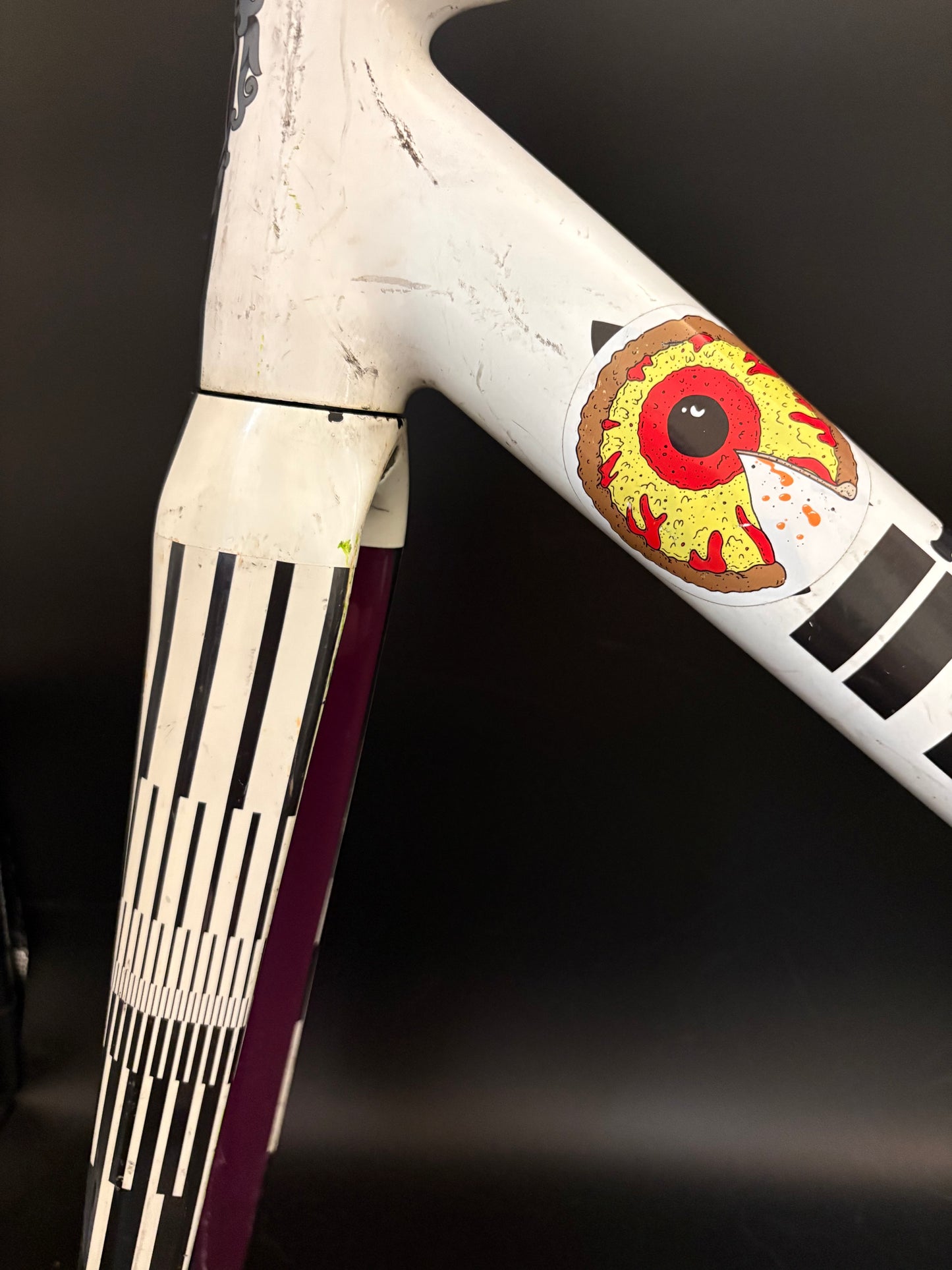 Chas’ Cinelli Mash Parallax Frameset White Prototype 55cm
