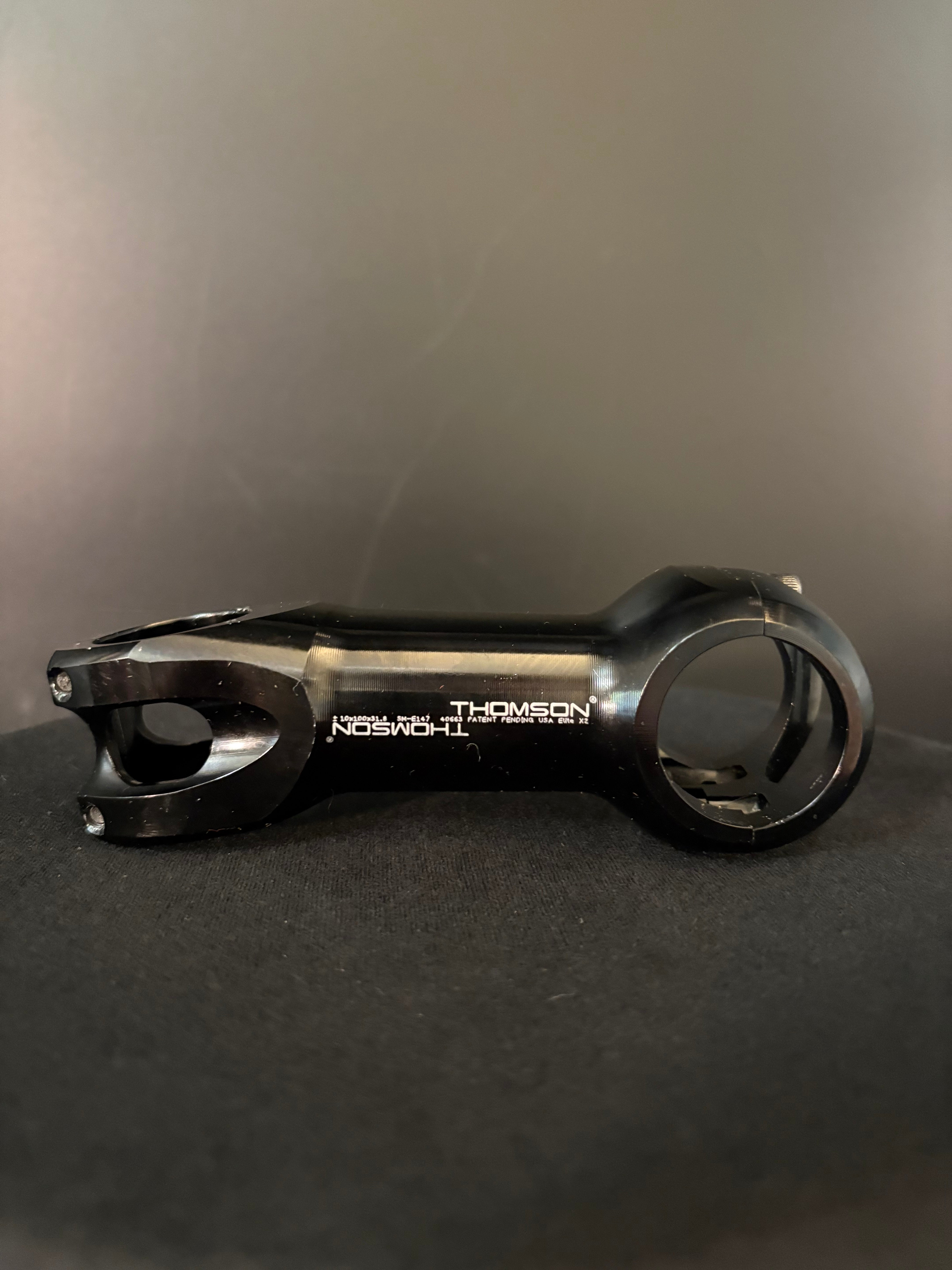 Thomson X2 Stem Black 100mm 31.8 10deg – Track Lab