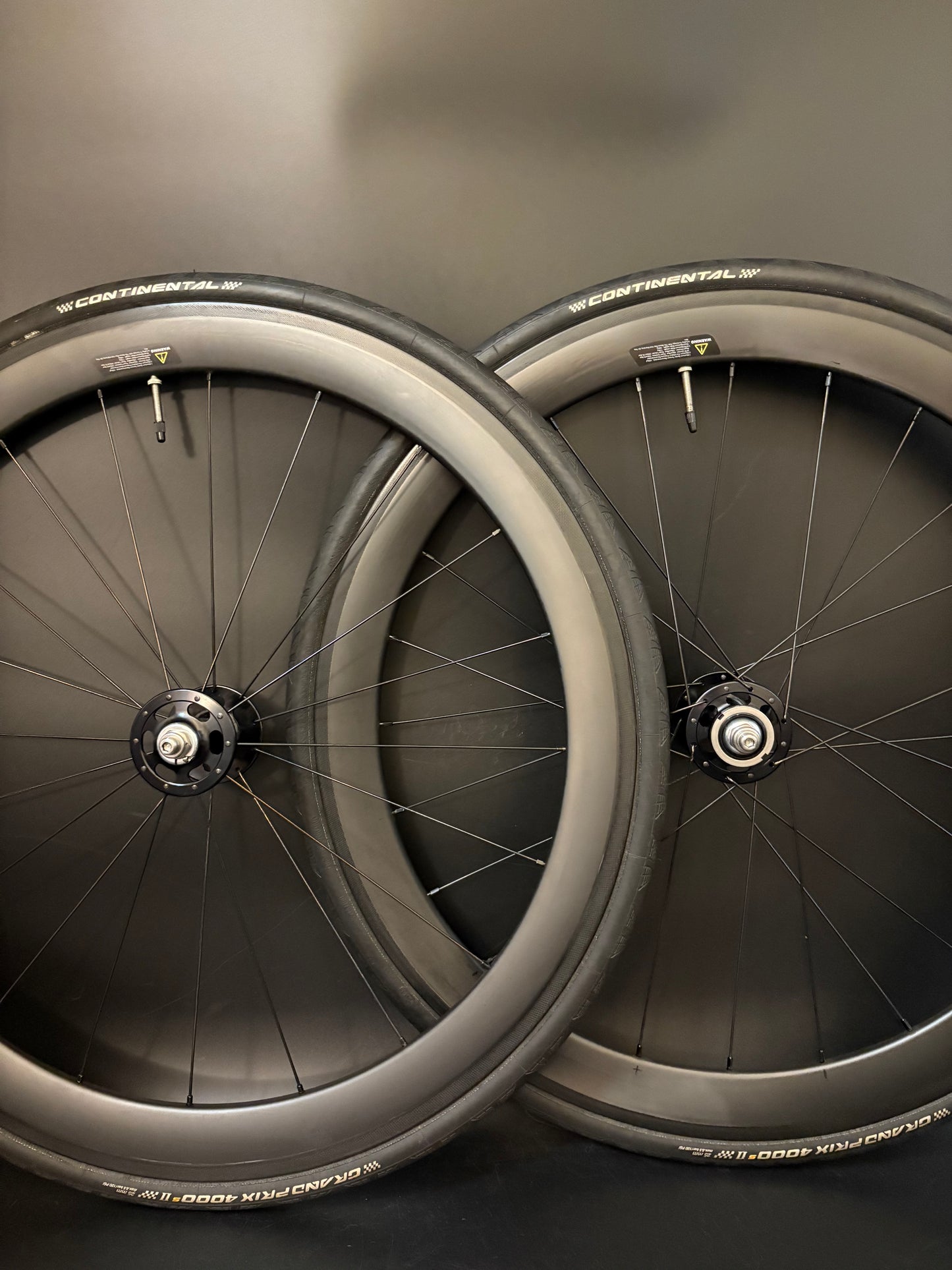 Unbranded Carbon Clincher Rims 50mm / Paul Component Wheelset 20/24h