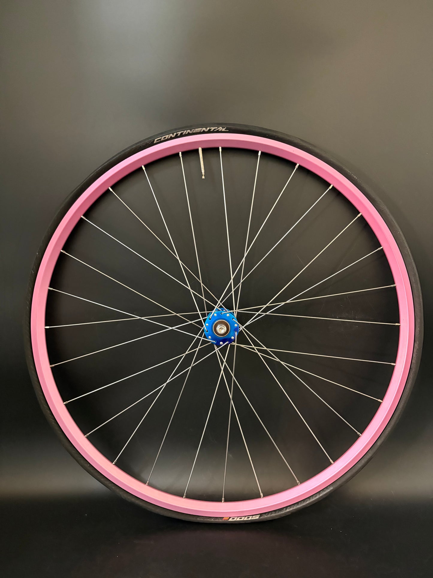Velocity A23 Turquoise + Pink / Mash SF x Phil Wood Wheelset 28h