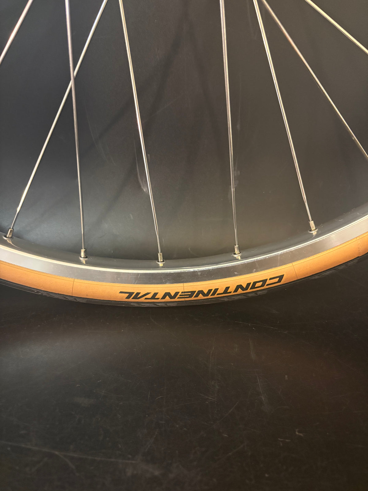 H Plus Son Tb14 / Dura Ace 7600 Wheelset Silver 32h