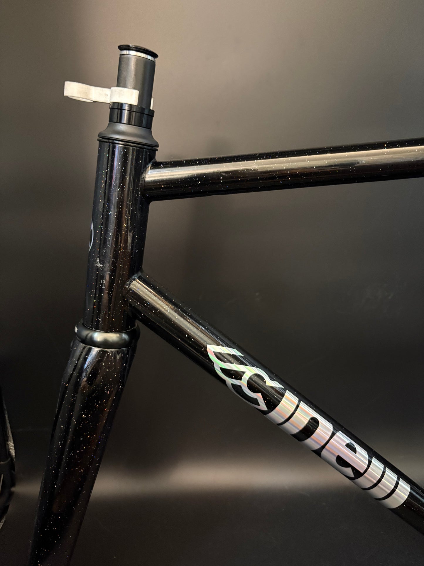 Cinelli Vigorelli Steel Frameset Black Sparkle L