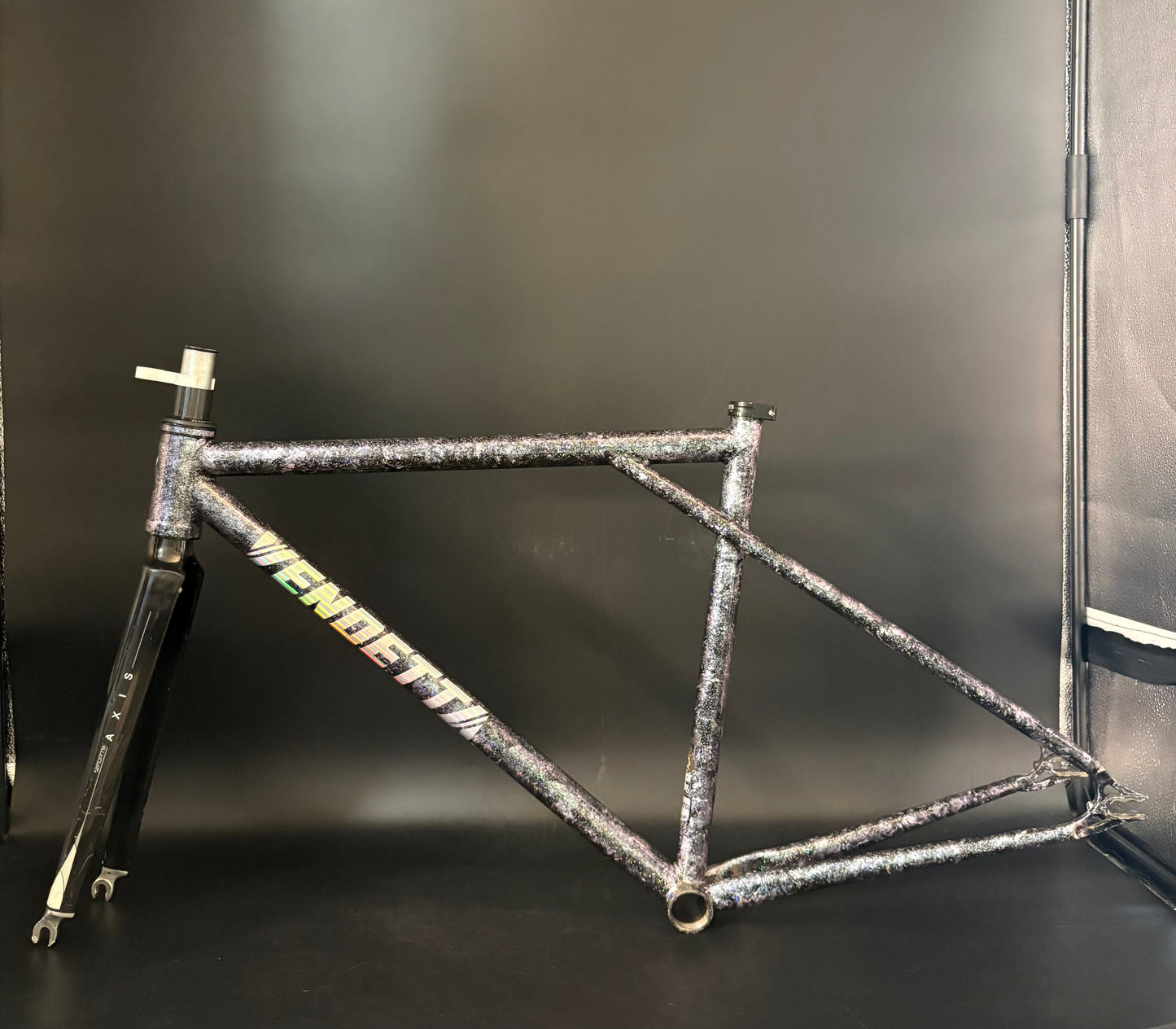 Vendetta Triple T Frameset Purple Marble Sparkle XS