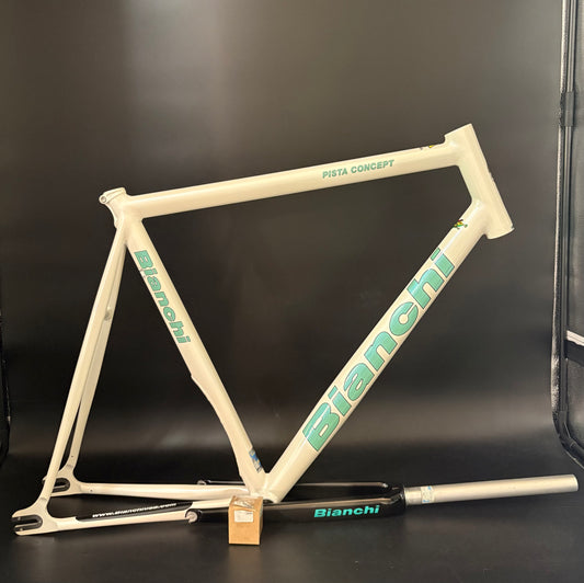 NOS Bianchi Pista Concept 2008 Frameset White 61cm
