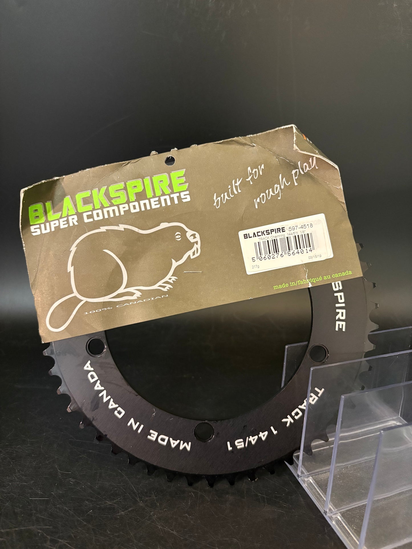 NEW Blackspire Chainring Black 51t