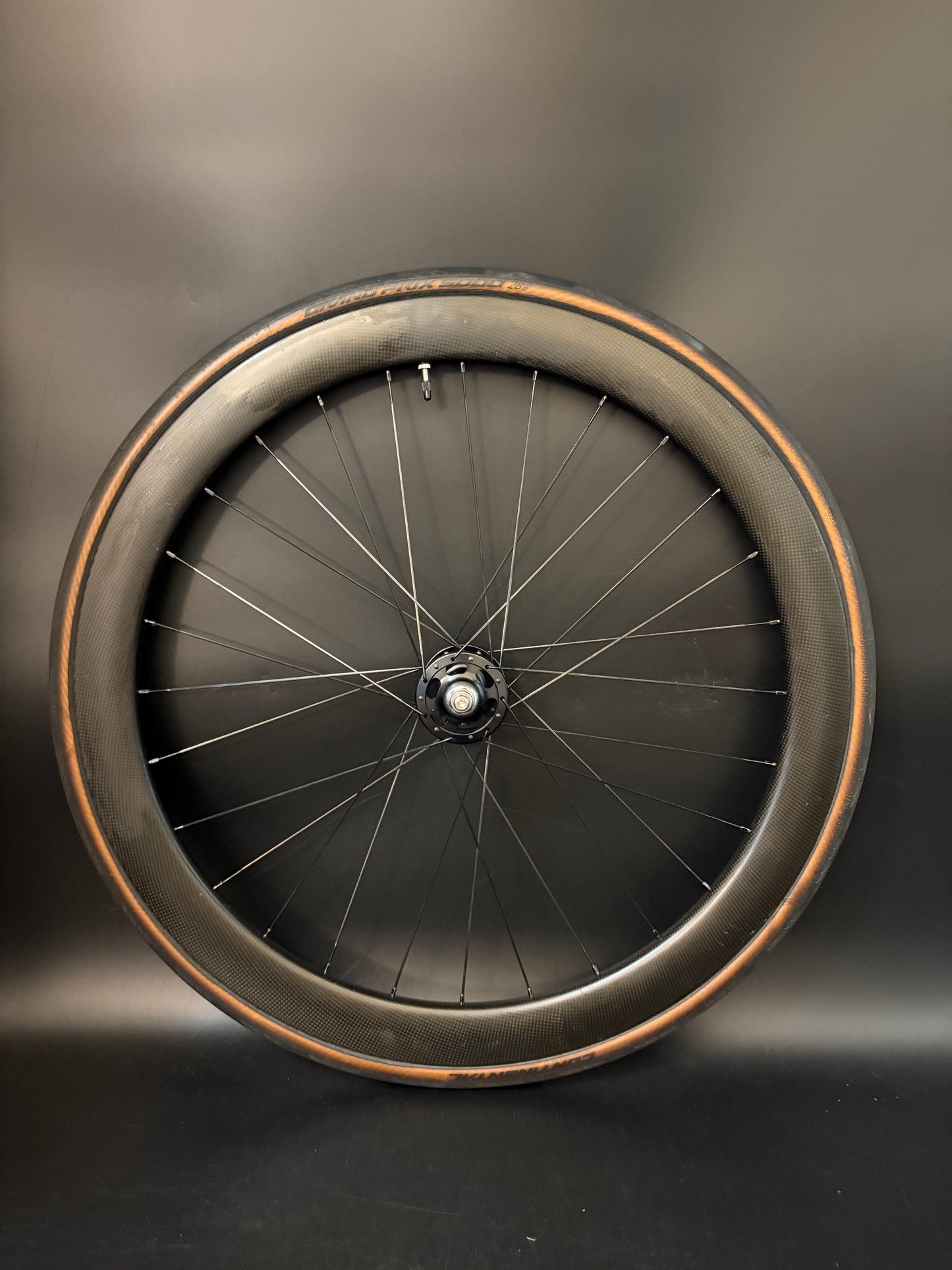 Unbranded Carbon 50mm / Paul Components HF Wheelset Black 28h