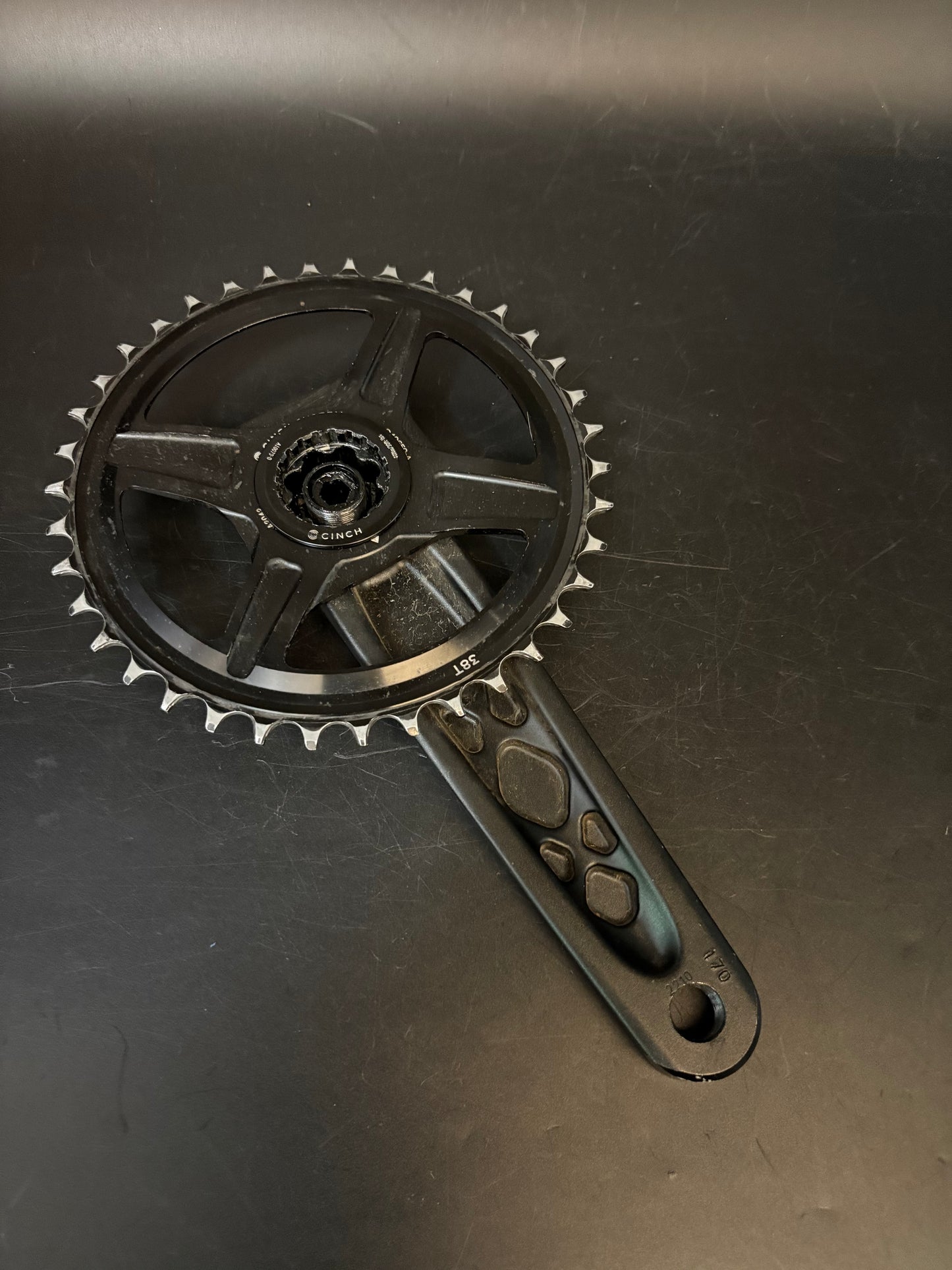Easton EA90 Crankset Black 170mm 32/38/47t