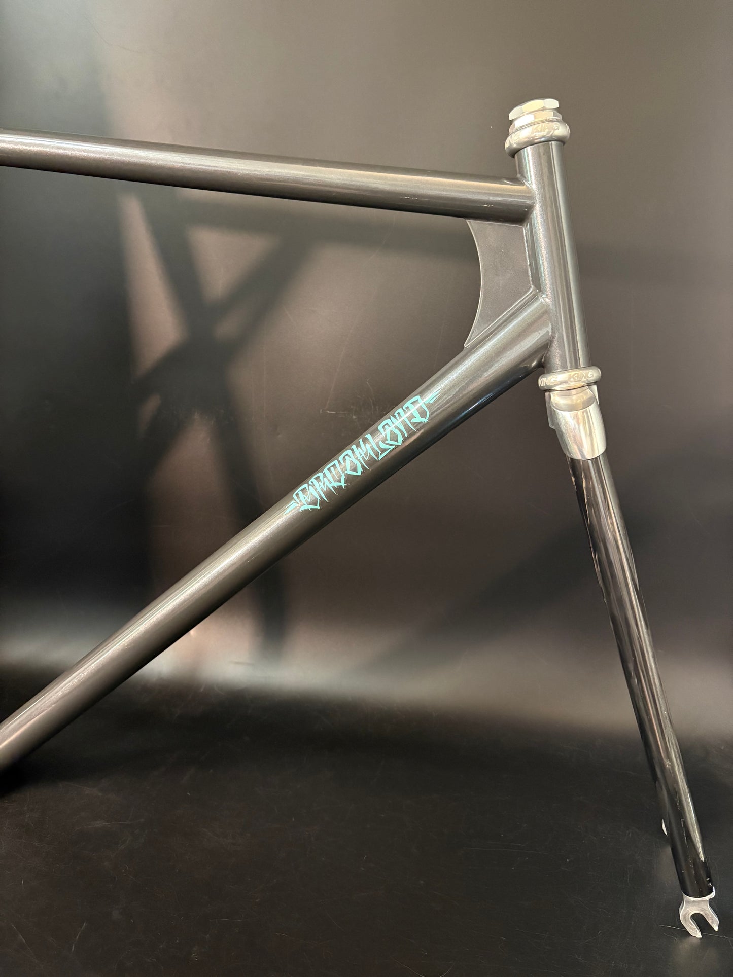 Broakland Pipe Bomb Frameset Grey Sparkle 59cm
