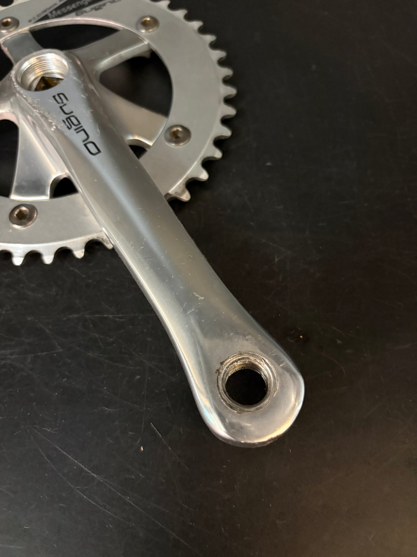 Sugino Messenger Crankset Silver 165mm 42t 130bcd