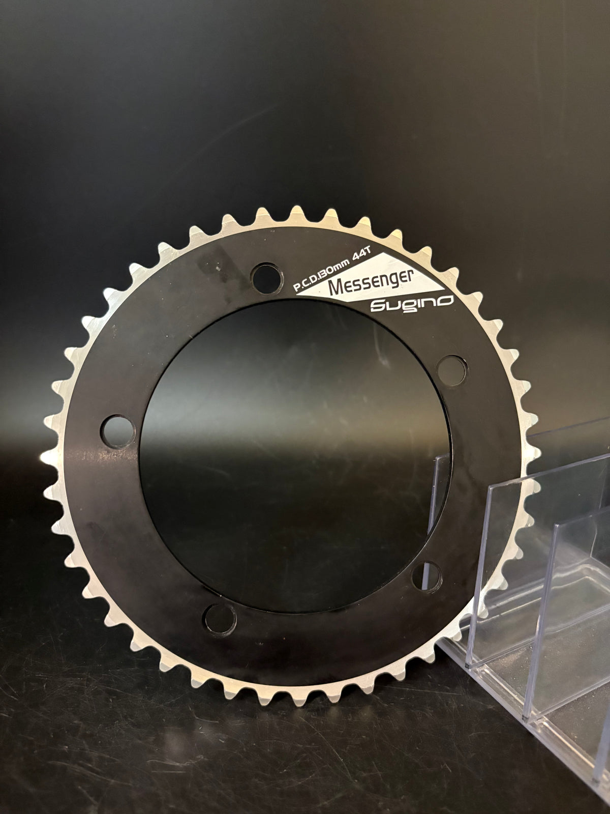 Sugino Messenger Chainring Black 44t 130bcd