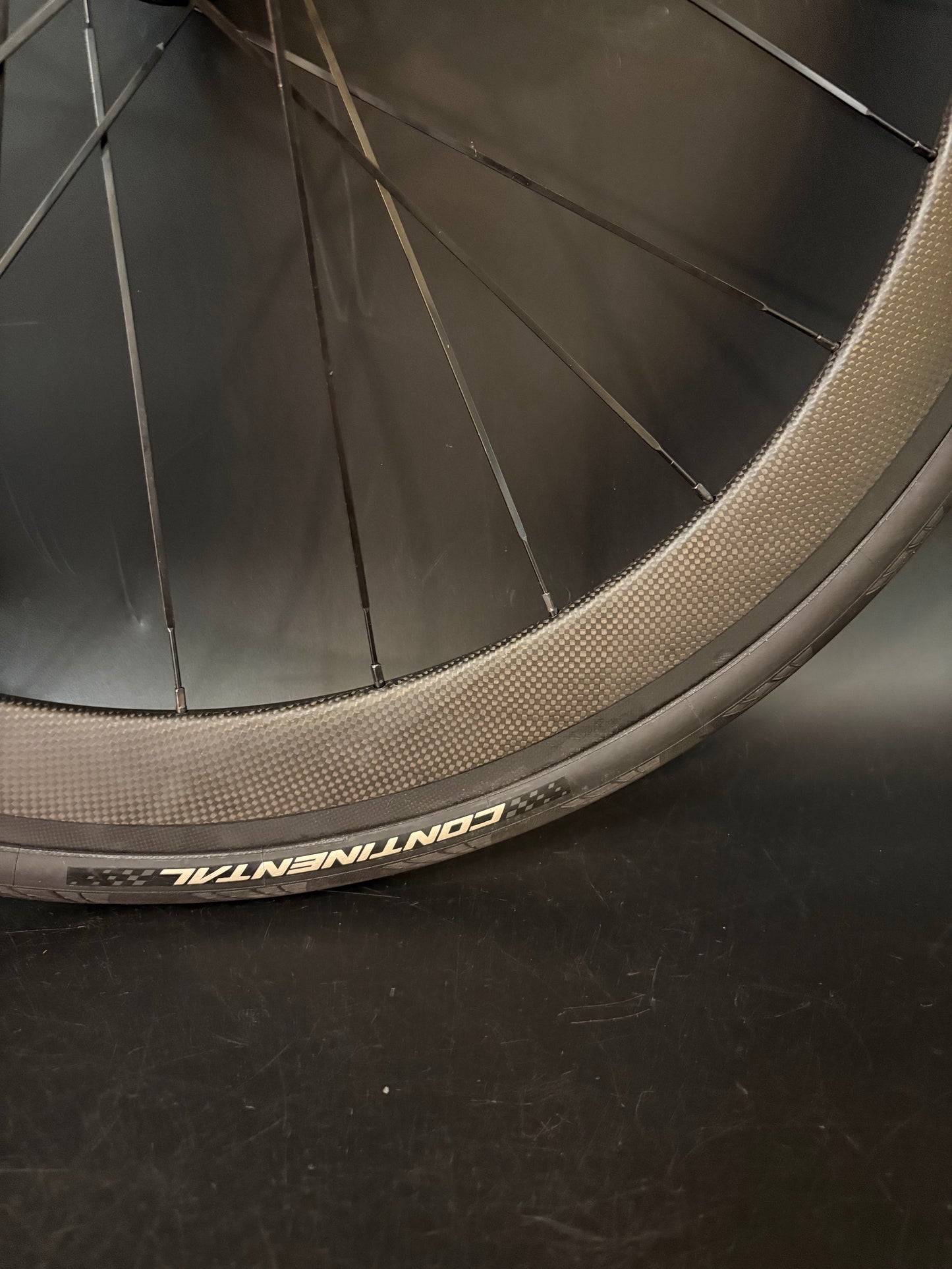 Unbranded 50mm Carbon Clincher / Novatec Wheelset 20/24h