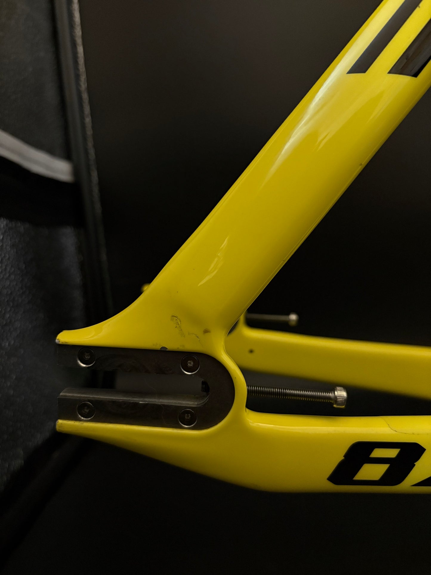 Look 875 Madison Frameset Yellow Carbon Small