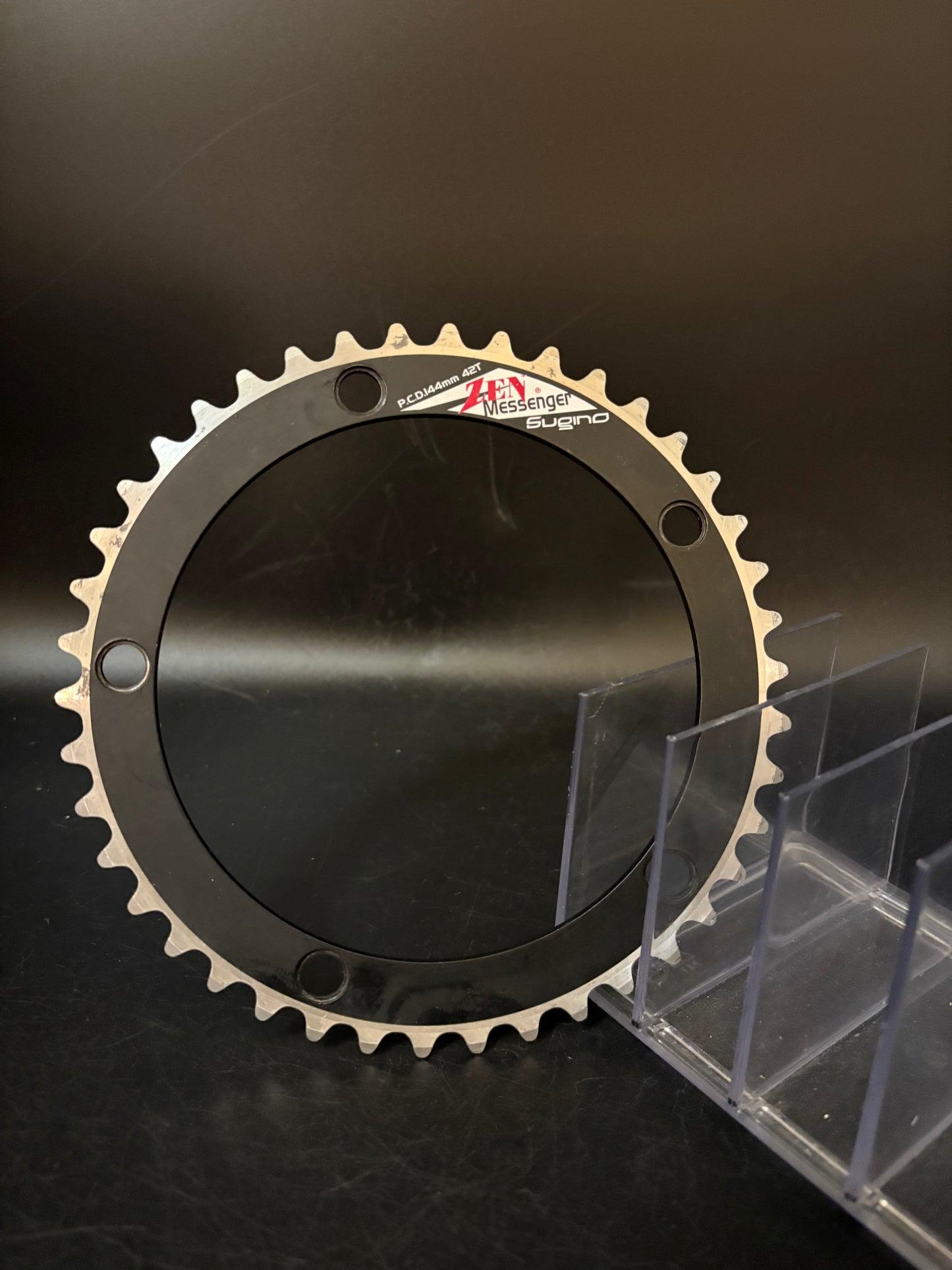 Sugino Zen Messenger Chainring Black 42t