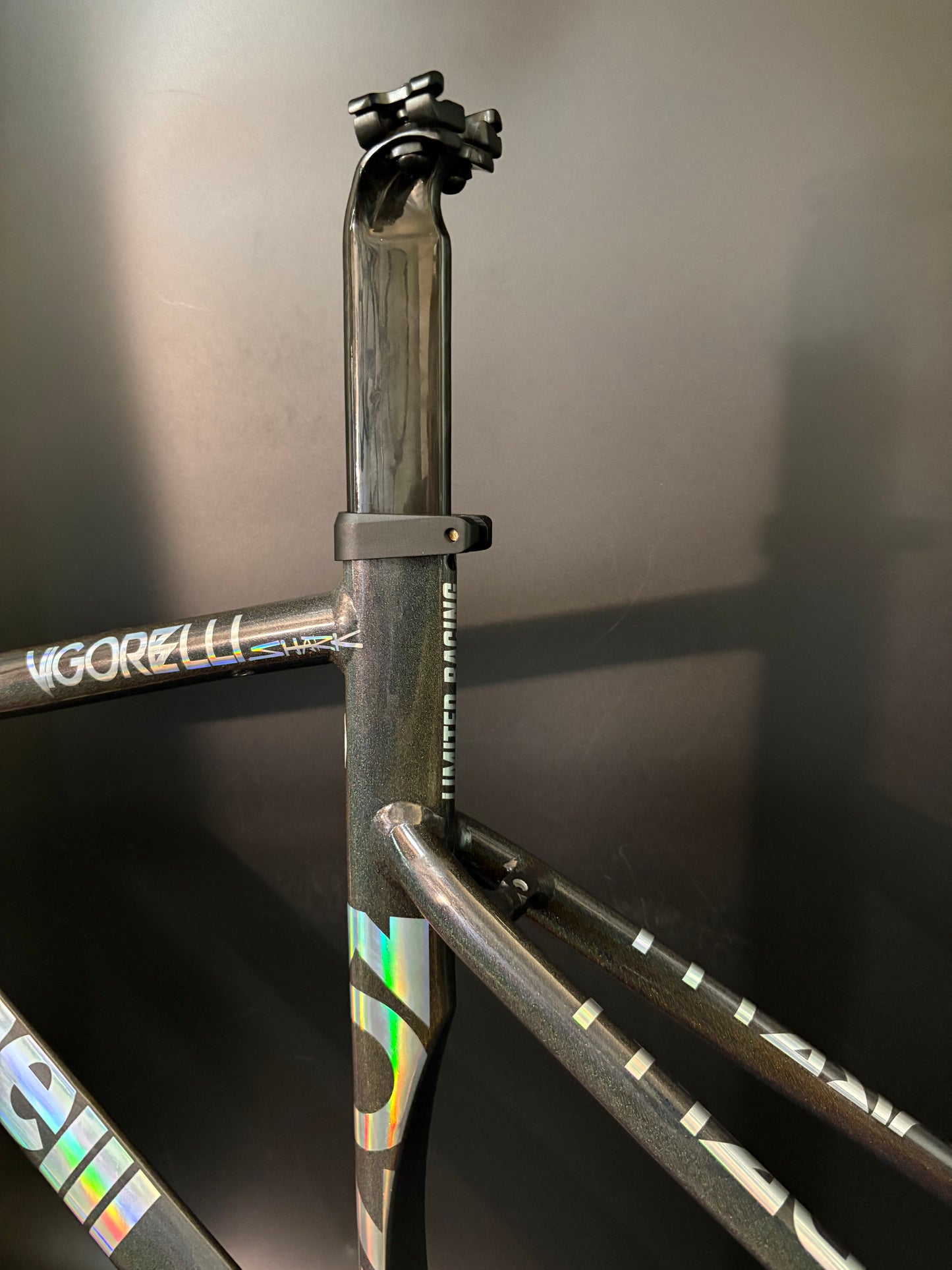 NEW Cinelli Vigorelli Shark Frameset Rainbow Sparkle 50cm XS