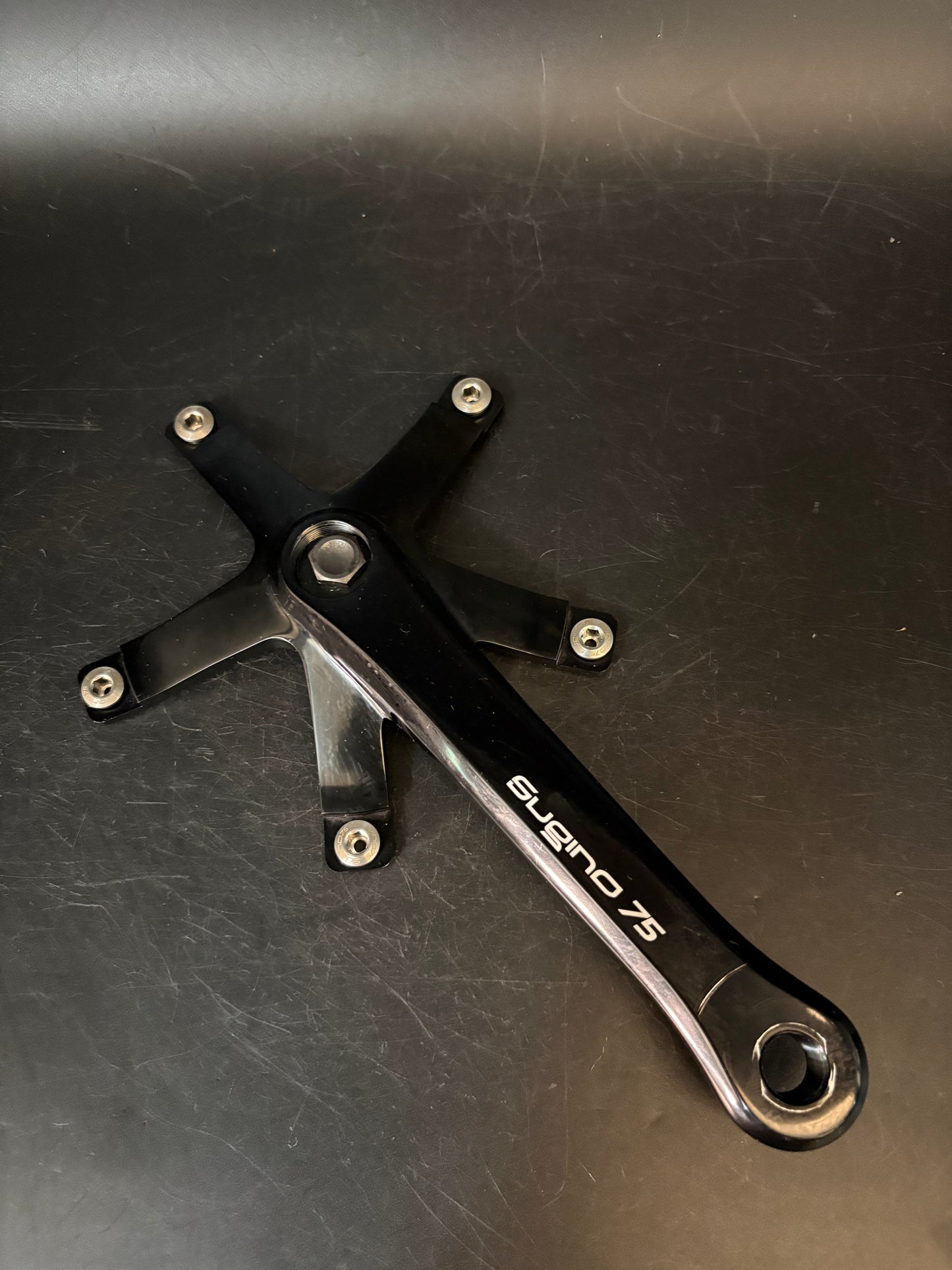 Sugino 75 Cranks Black 165mm