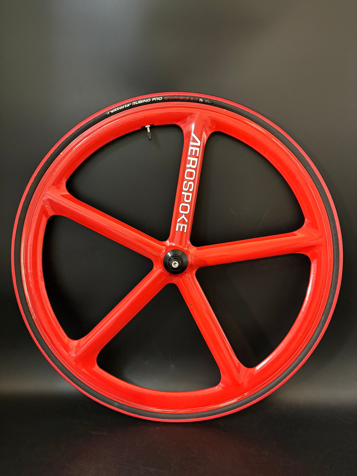 Aerospoke Clincher Front Wheel Red