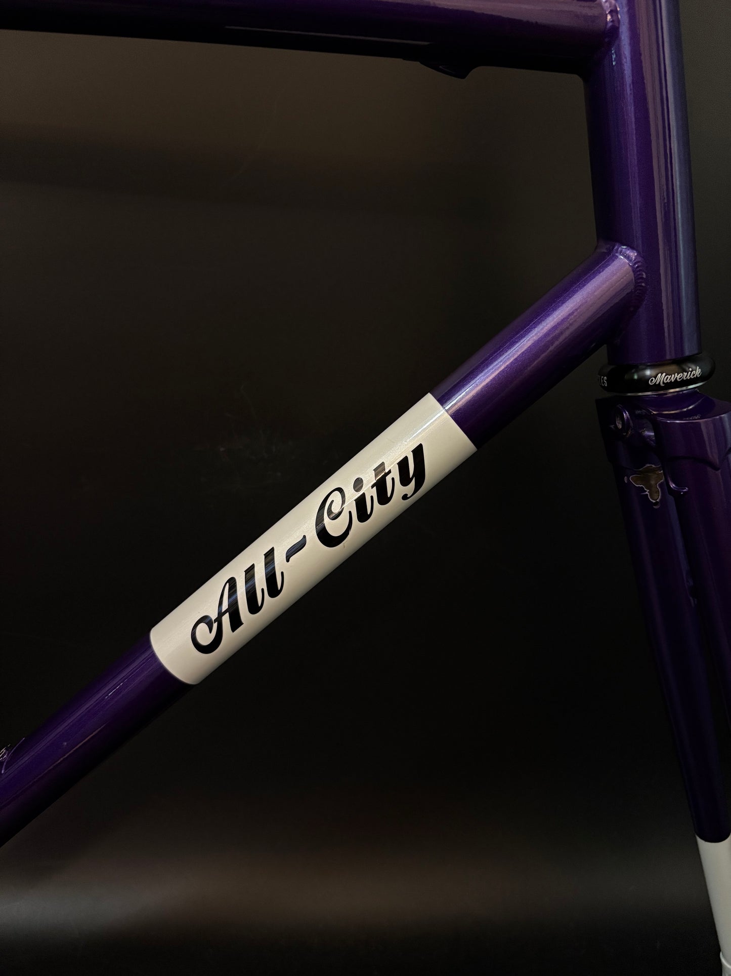 All City Nature Boy Frameset Purple 55cm