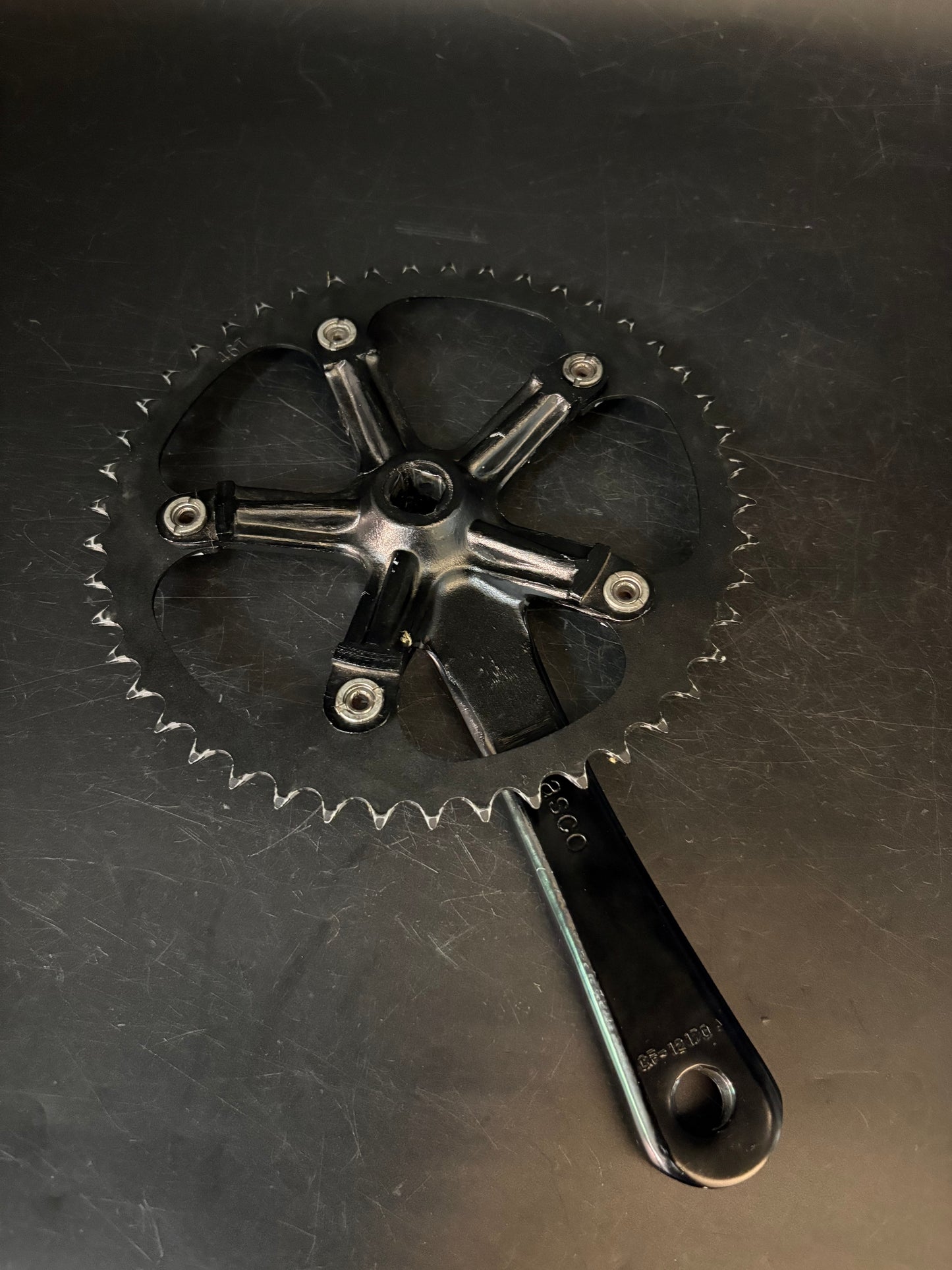 Origin 8 Crankset Black 170mm 46t 130bcd