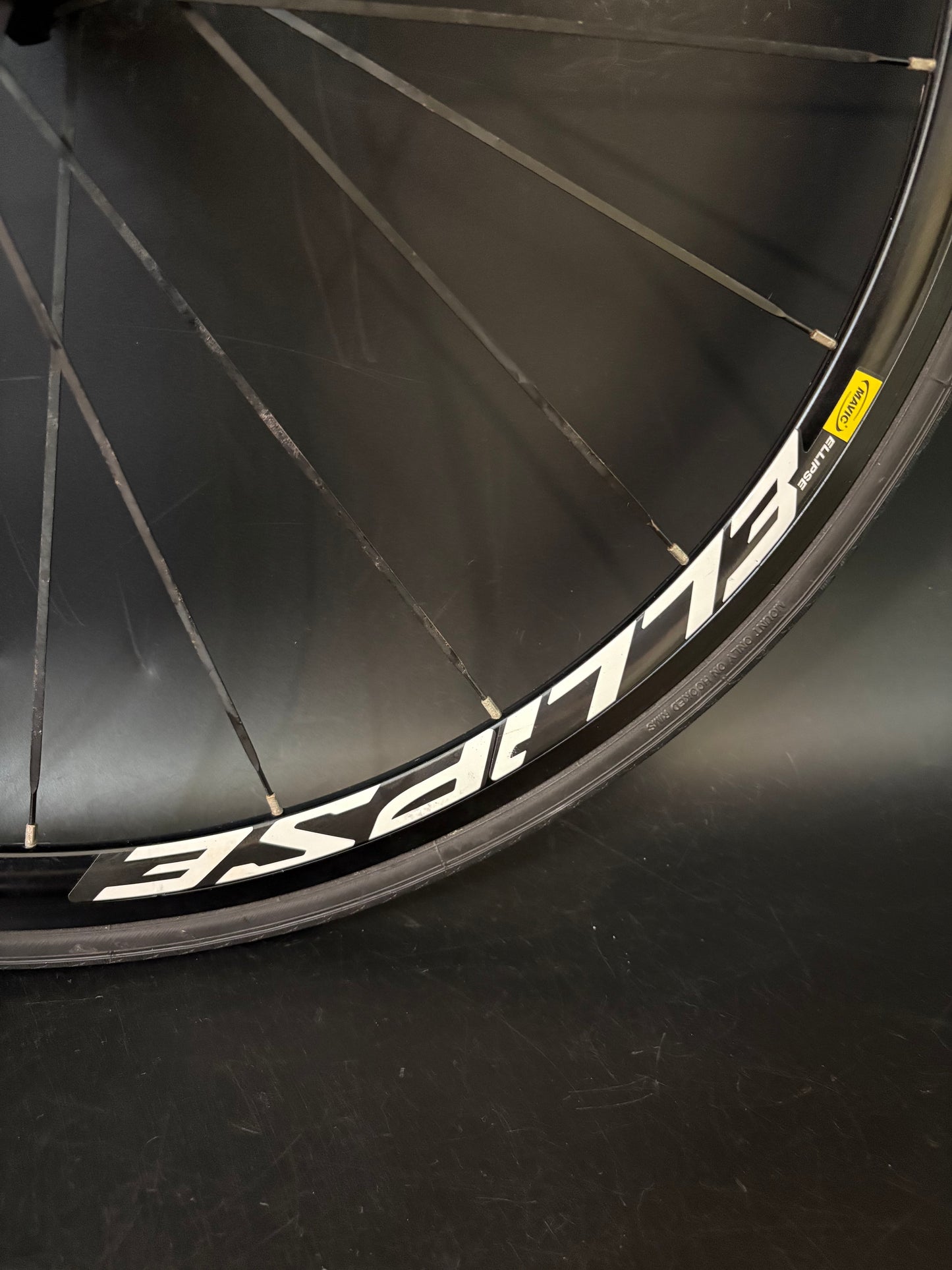 Mavic Ellipse Wheelset Black 20h