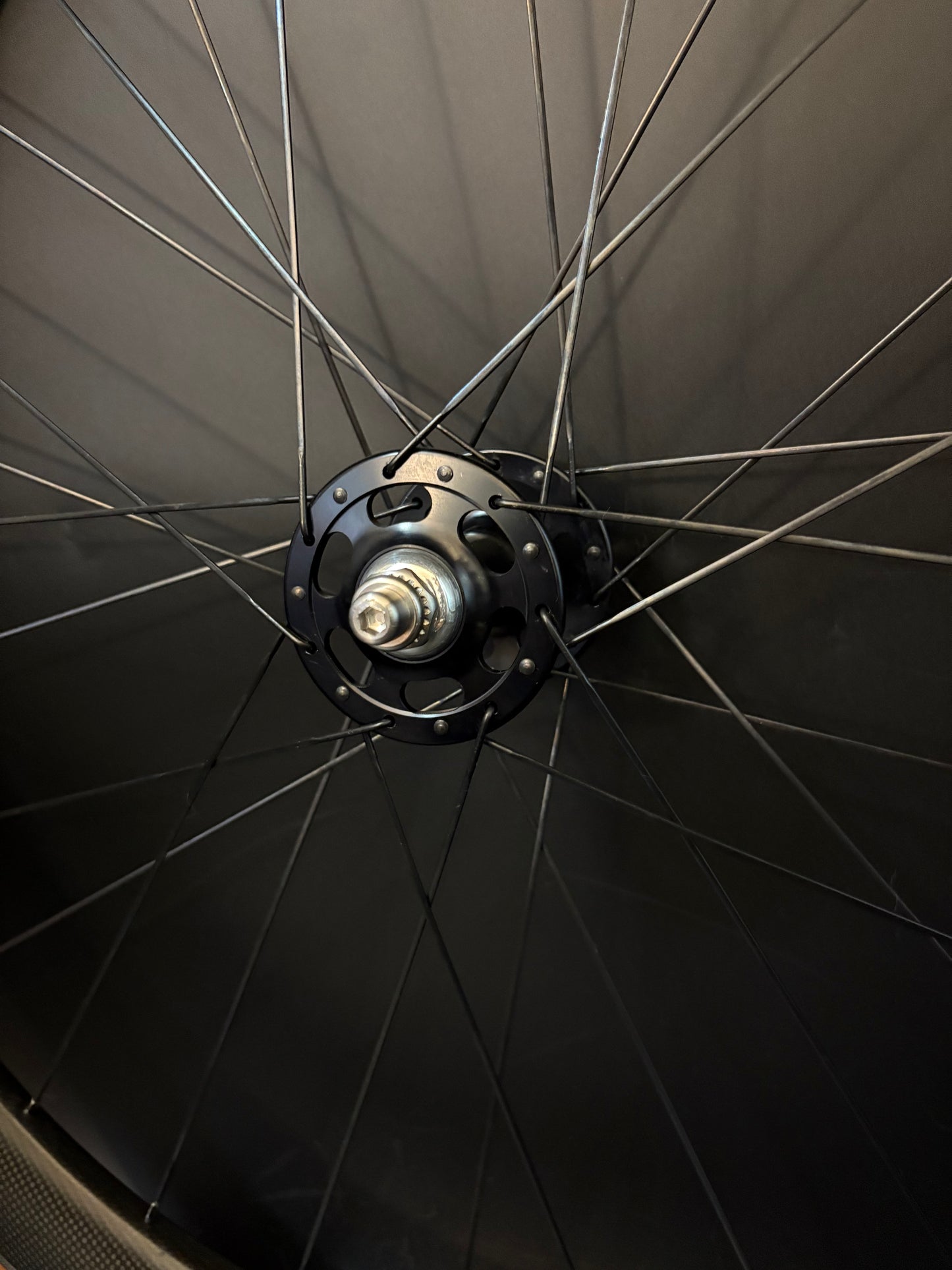 Unbranded Carbon 50mm / Paul Components HF Wheelset Black 28h