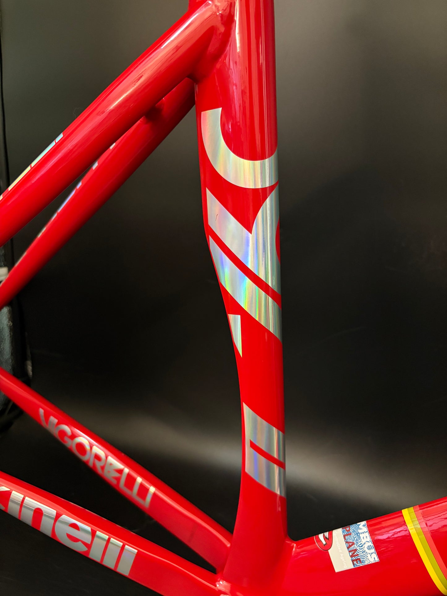 Cinelli Vigorelli Shark Frameset Red 54cm