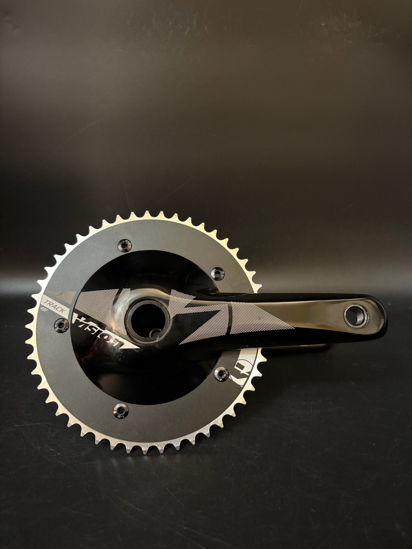 Vision Evo Track Crankset Black 165mm 49t