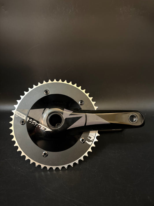 Vision Evo Track Crankset Black 165mm 49t