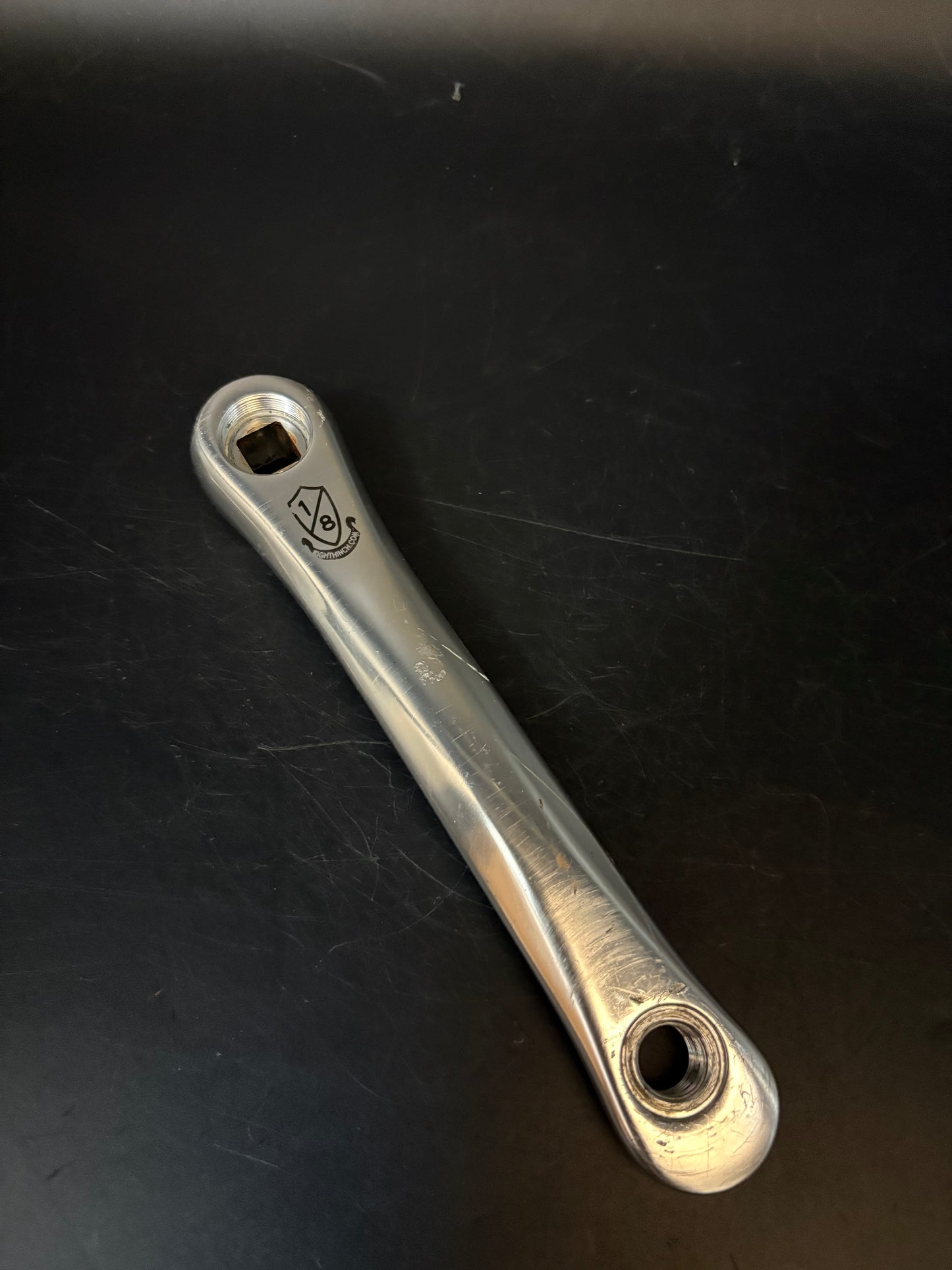 Eighth Inch Crankset Silver 165mm 130bcd