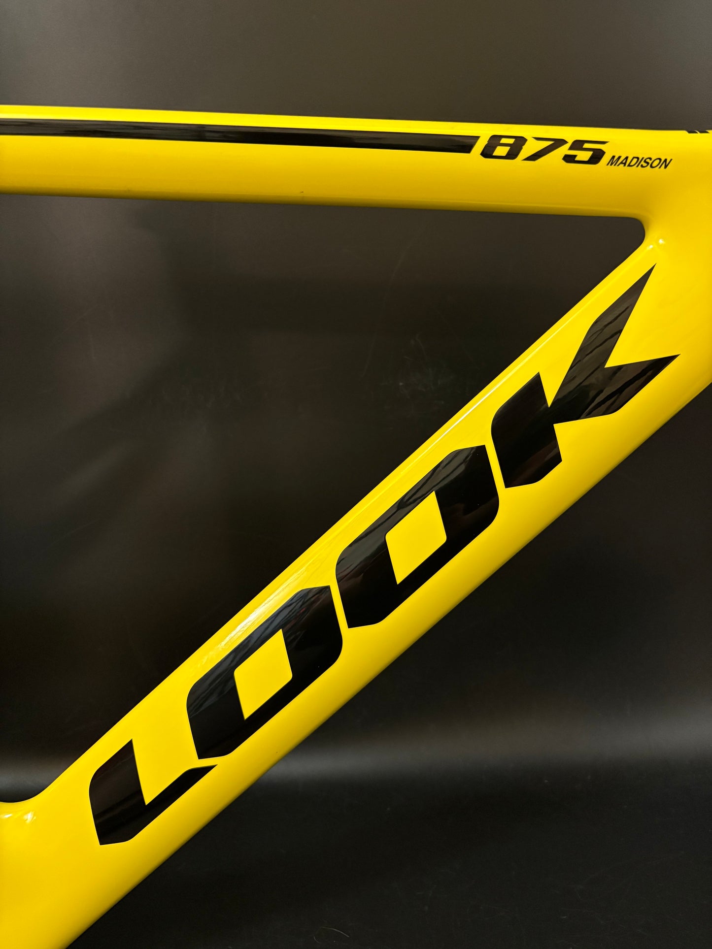 Look 875 Madison Frameset Yellow Carbon Small