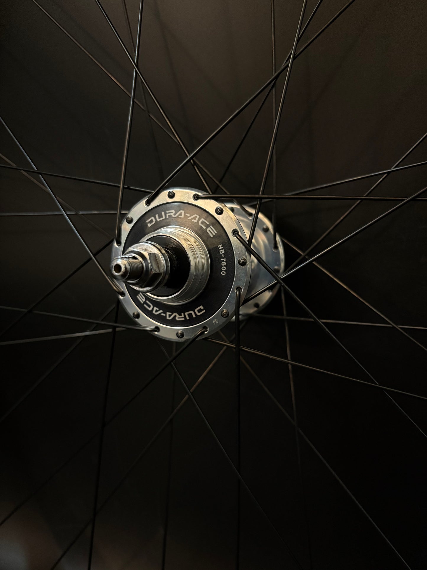 Velocity Deep V Black / Dura Ace HF 7600 Wheelset 32h