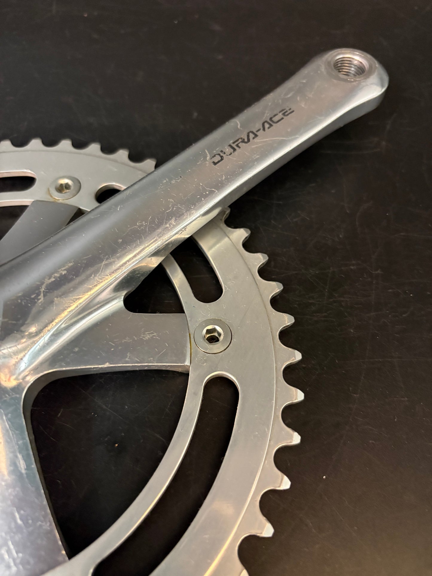 Dura Ace 7600 Crankset Silver 172.5mm 48t