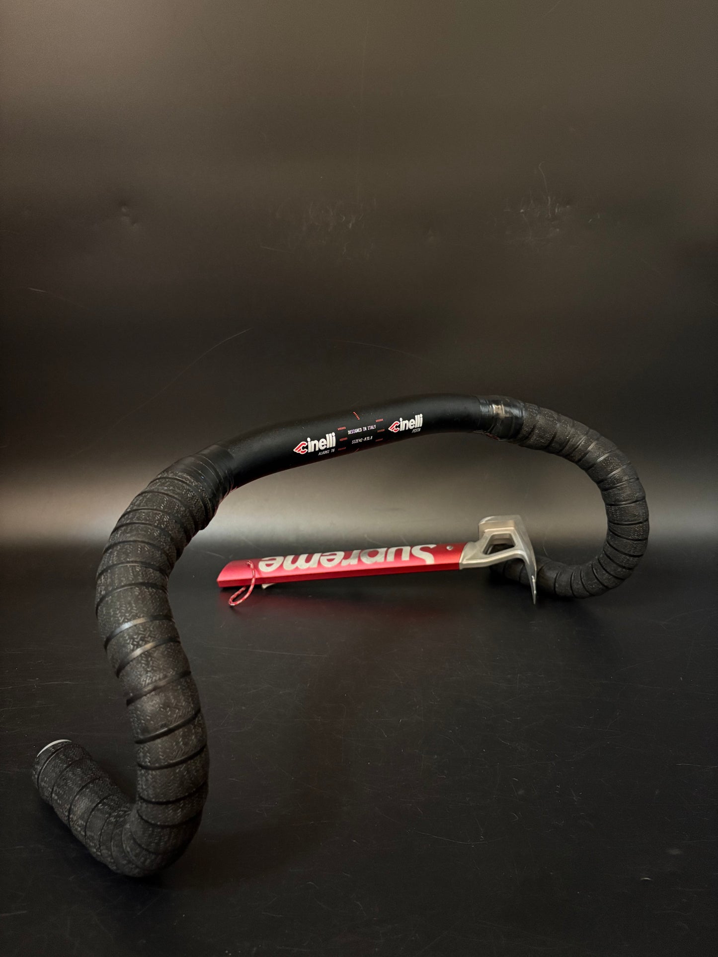 Cinelli Pista Drop Handlebar Black 42cm 31.8