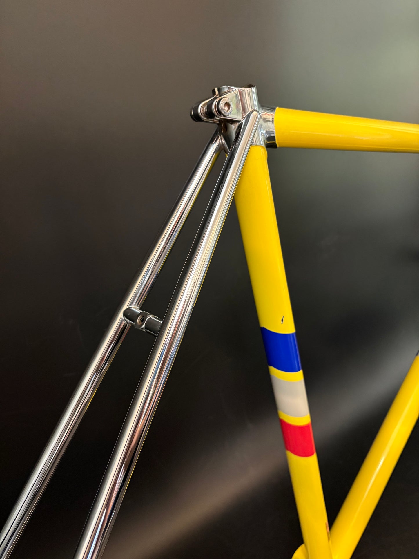 Look AC 364 Frameset Heritage Yellow/Chrome Small